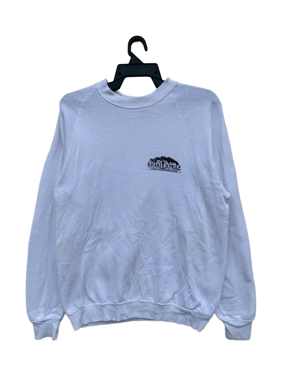Fruit Of The Loom Vintage Khaki Jungle Tourist Sweatshirt Size US L / EU 52-54 / 3 - 2 Thumbnail