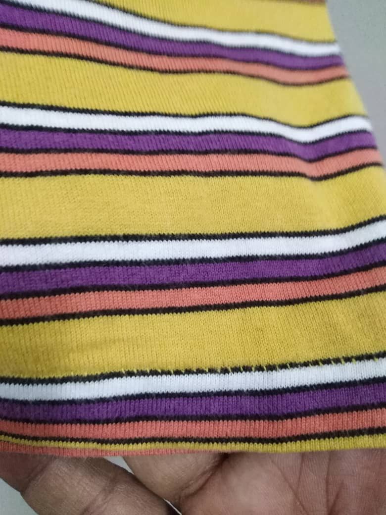 Michiko Koshino London Vintage Striped T Shirt Michiko Koshino London Size US L / EU 52-54 / 3 - 5 Thumbnail