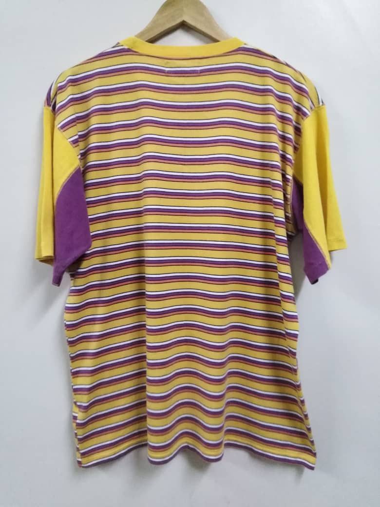 Michiko Koshino London Vintage Striped T Shirt Michiko Koshino London Size US L / EU 52-54 / 3 - 2 Thumbnail