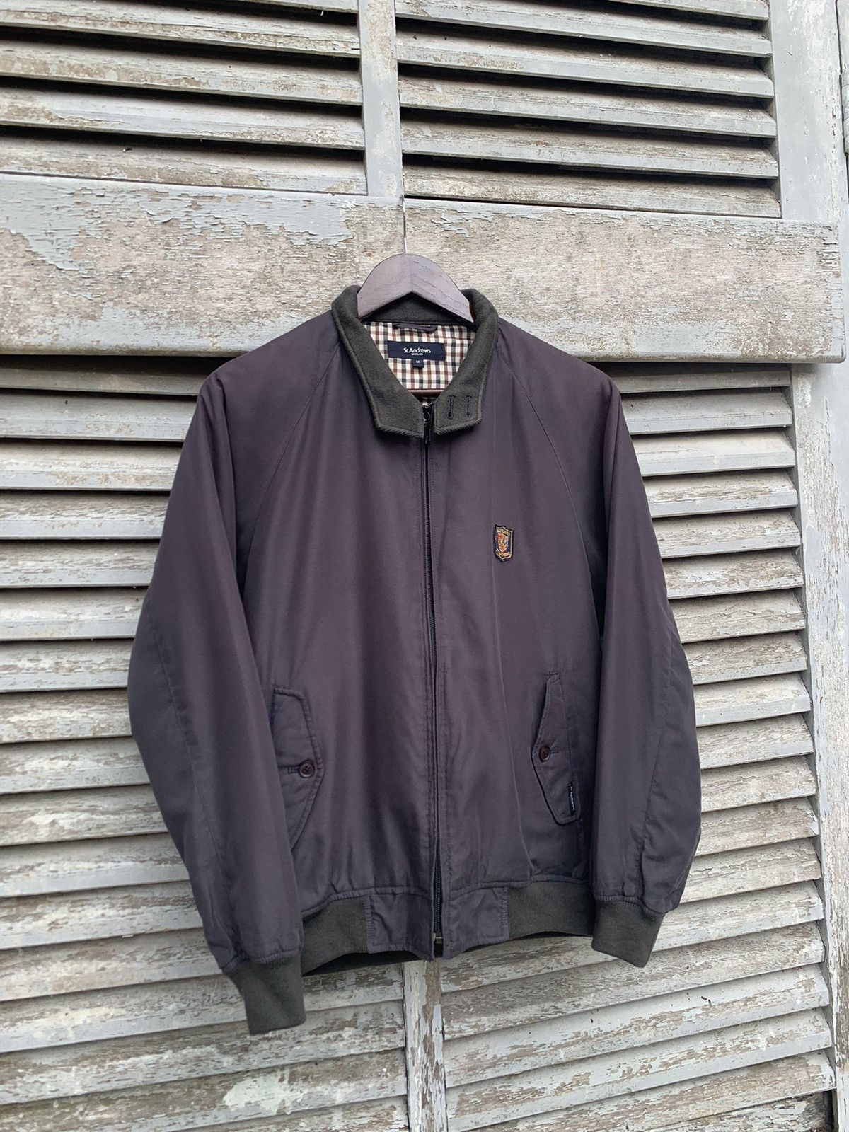 Japanese Brand ST.ANDREWS SCOTLAND Light Puffer Bomber Jacket Size US M / EU 48-50 / 2 - 3 Thumbnail