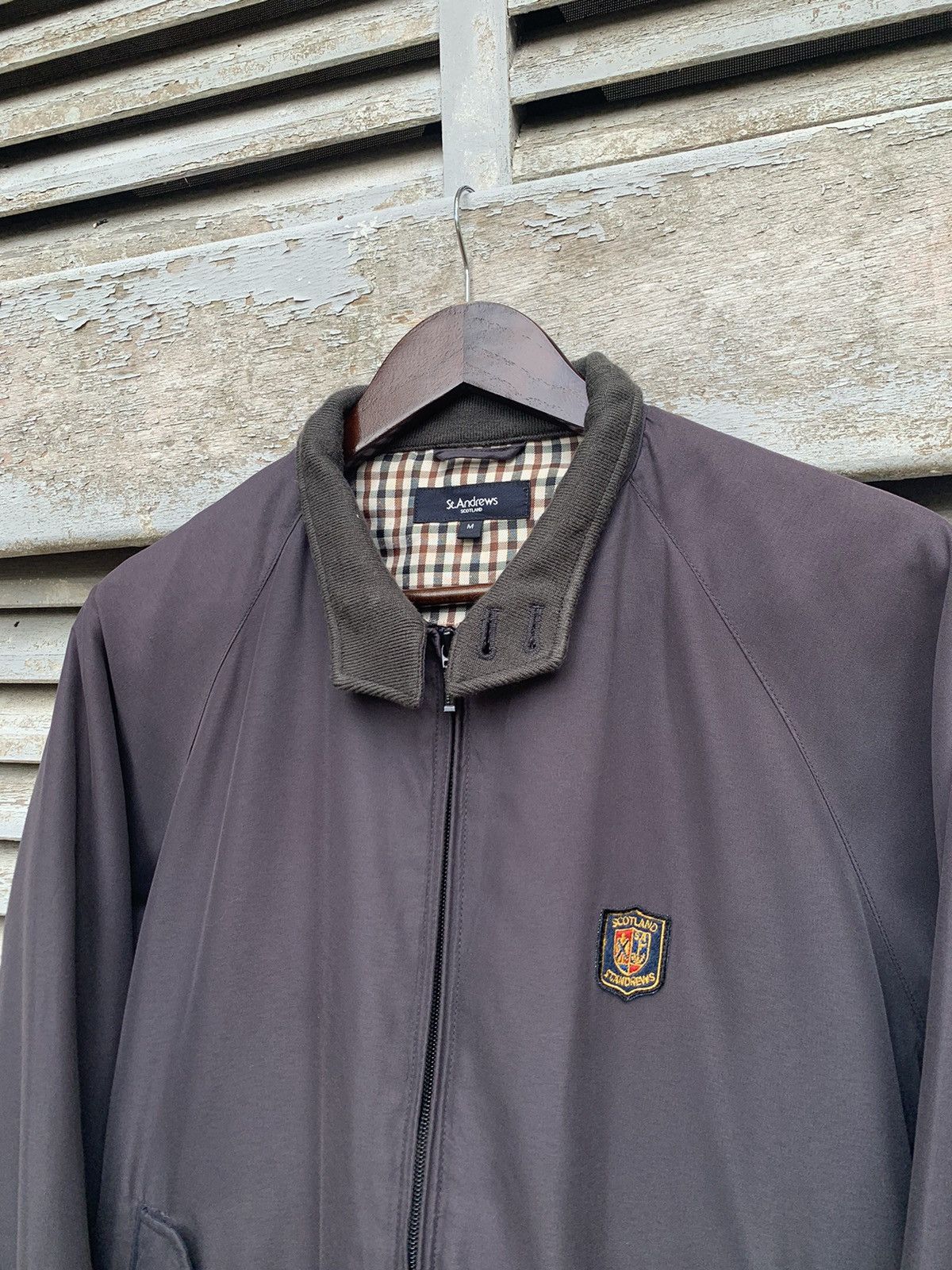 Japanese Brand ST.ANDREWS SCOTLAND Light Puffer Bomber Jacket Size US M / EU 48-50 / 2 - 7 Thumbnail