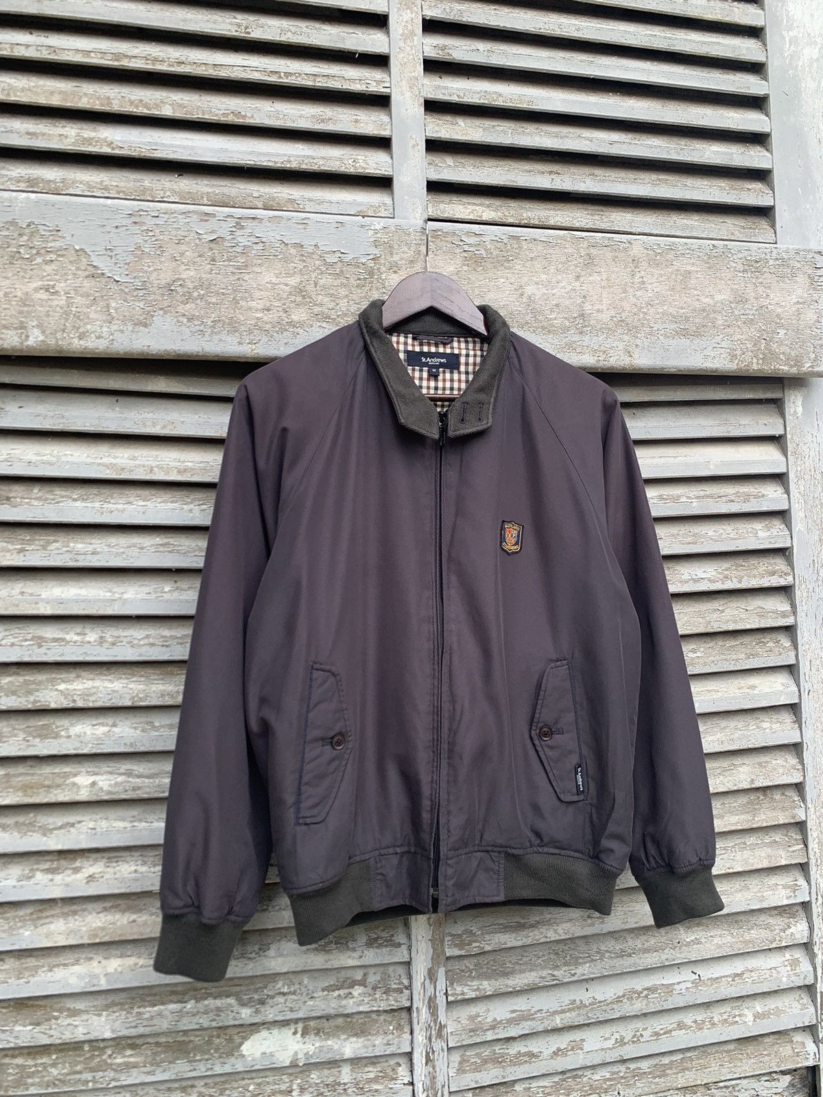 Japanese Brand ST.ANDREWS SCOTLAND Light Puffer Bomber Jacket Size US M / EU 48-50 / 2 - 8 Thumbnail