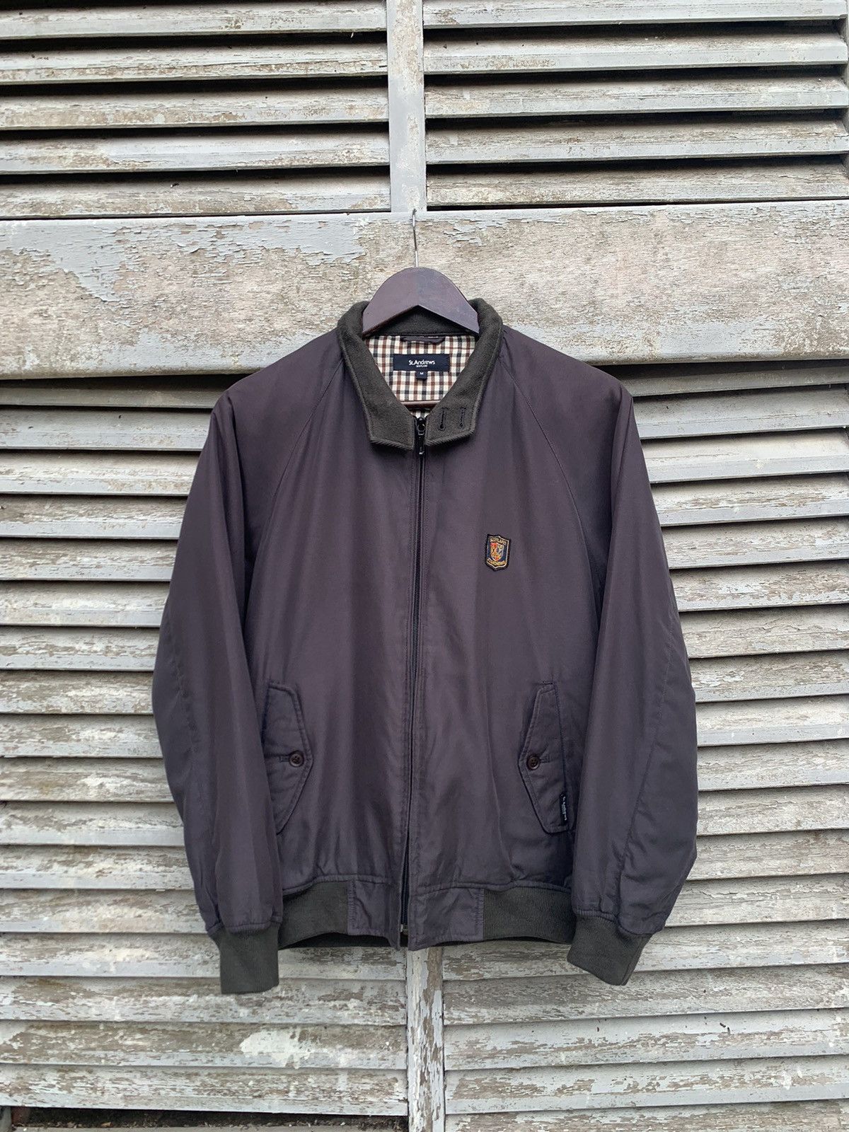 Japanese Brand ST.ANDREWS SCOTLAND Light Puffer Bomber Jacket Size US M / EU 48-50 / 2 - 4 Thumbnail