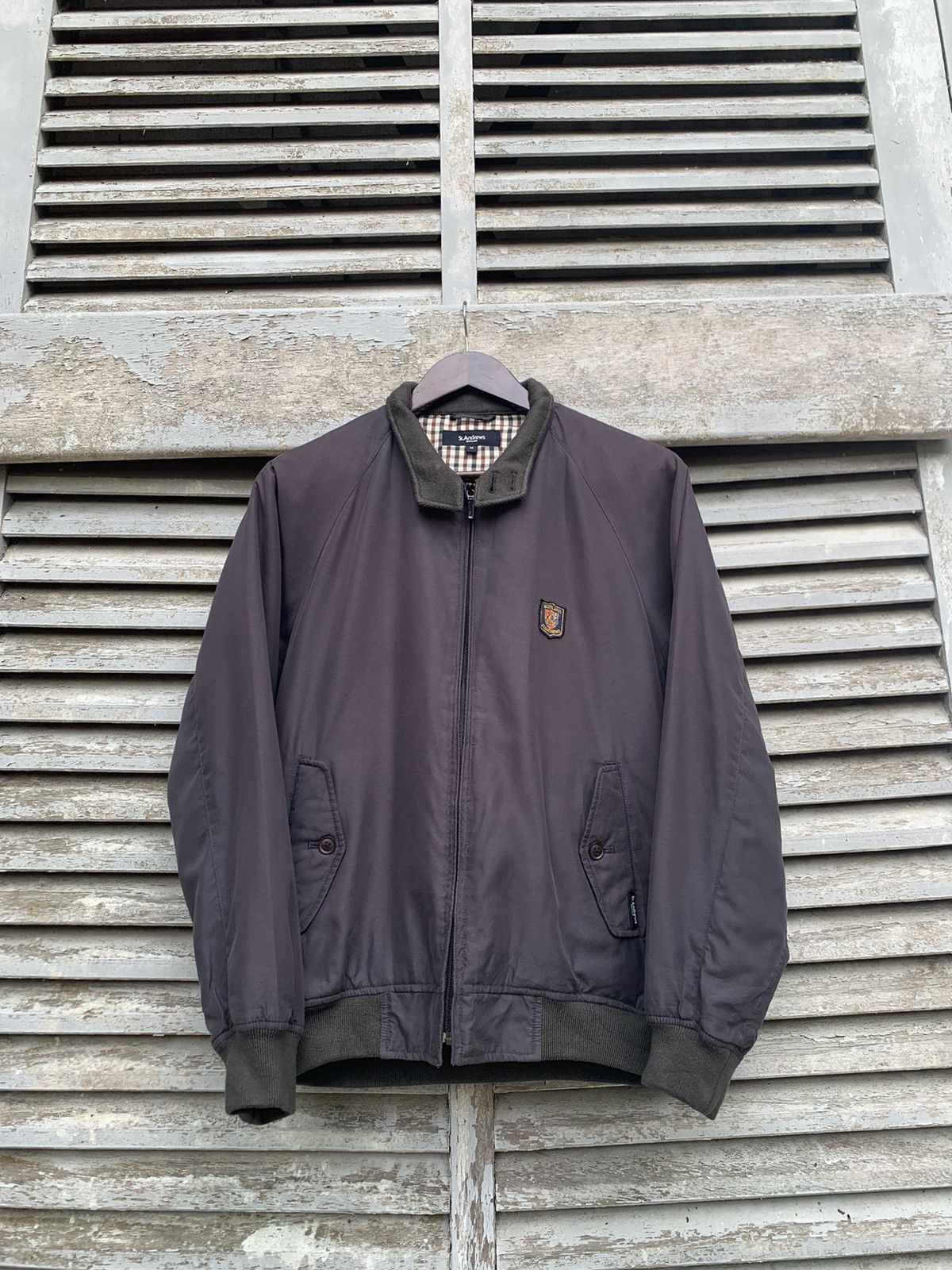Japanese Brand ST.ANDREWS SCOTLAND Light Puffer Bomber Jacket Size US M / EU 48-50 / 2 - 5 Thumbnail