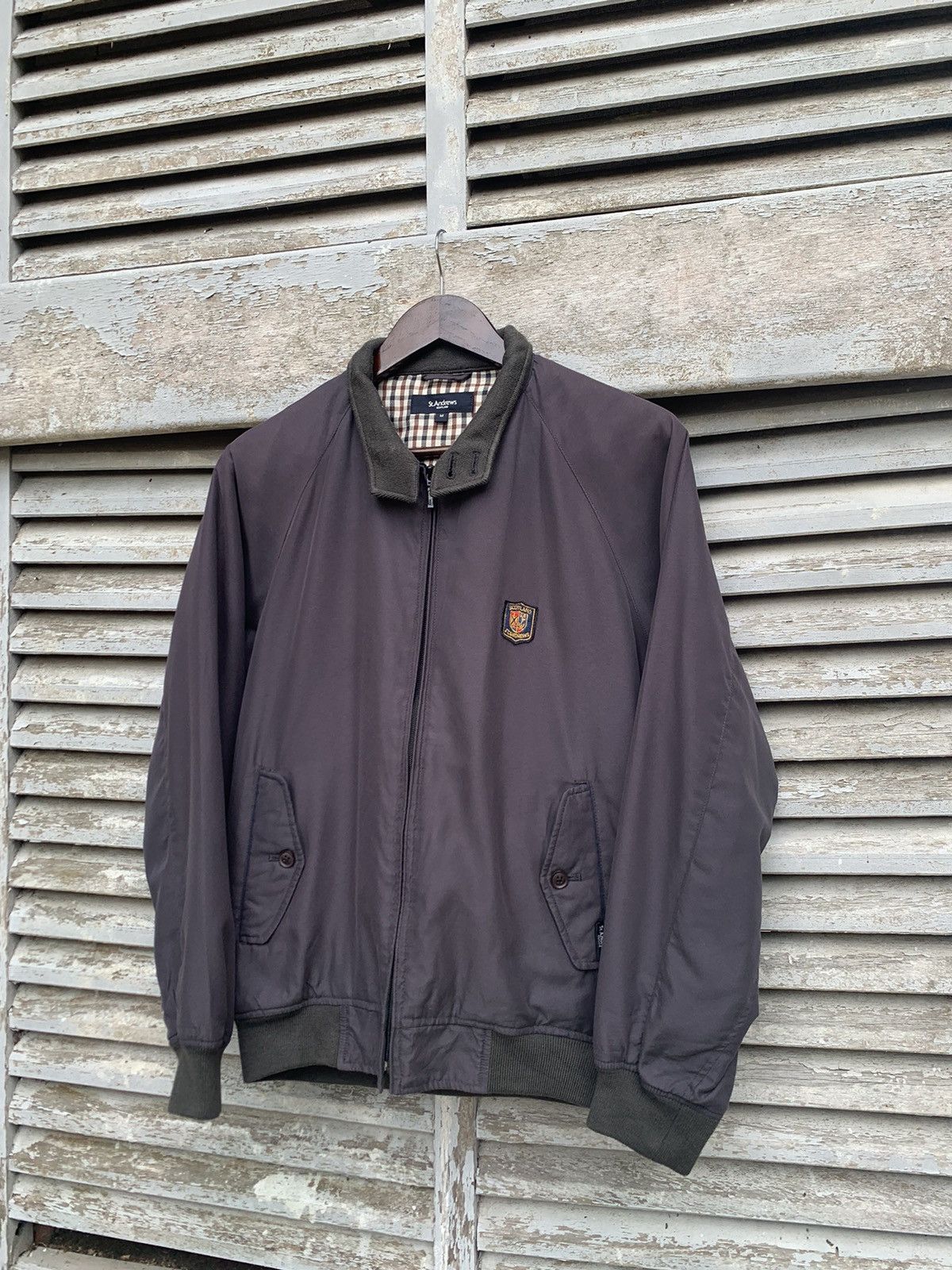 Japanese Brand ST.ANDREWS SCOTLAND Light Puffer Bomber Jacket Size US M / EU 48-50 / 2 - 1 Thumbnail
