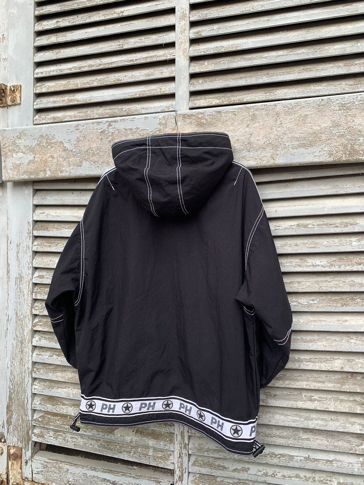 Japanese Brand 👹PHENIX PH Beautiful PH Stripe Hooded Jacket Size US L / EU 52-54 / 3 - 9 Thumbnail
