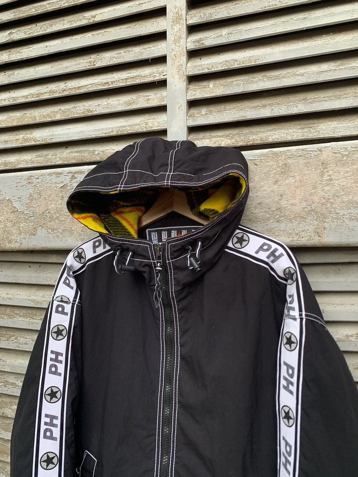Japanese Brand 👹PHENIX PH Beautiful PH Stripe Hooded Jacket Size US L / EU 52-54 / 3 - 5 Thumbnail