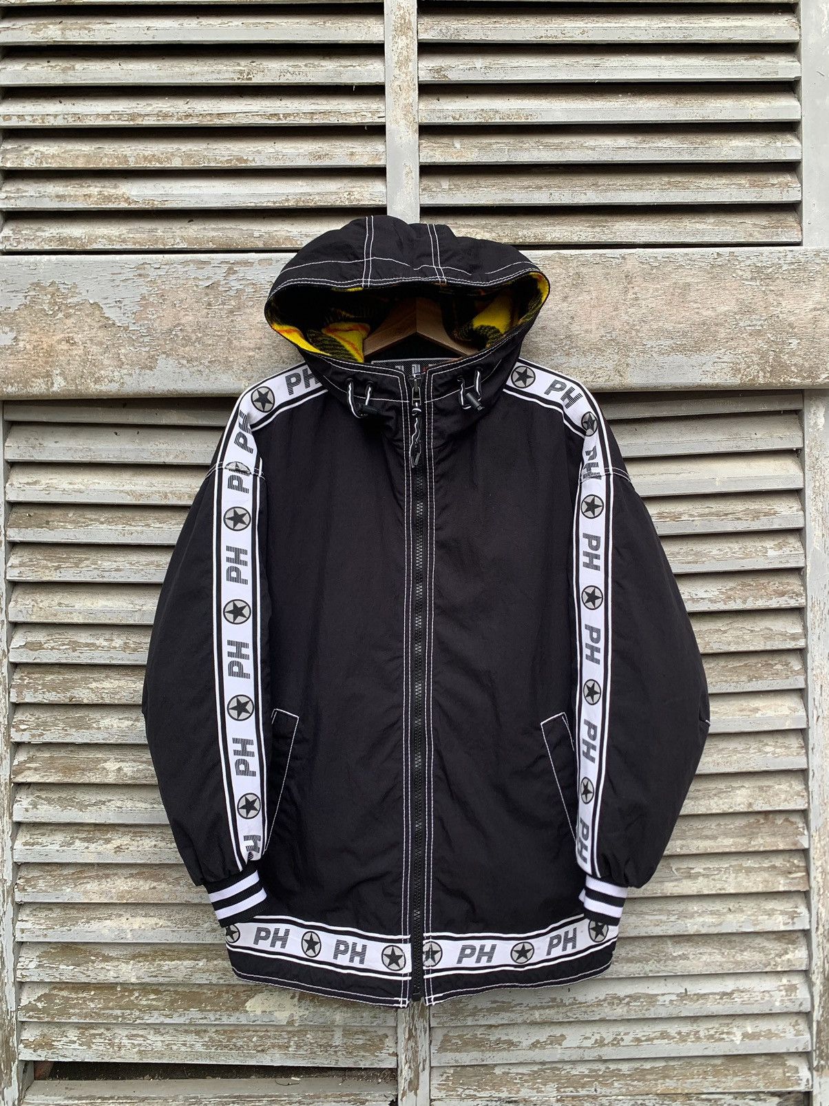 Japanese Brand 👹PHENIX PH Beautiful PH Stripe Hooded Jacket Size US L / EU 52-54 / 3 - 4 Thumbnail