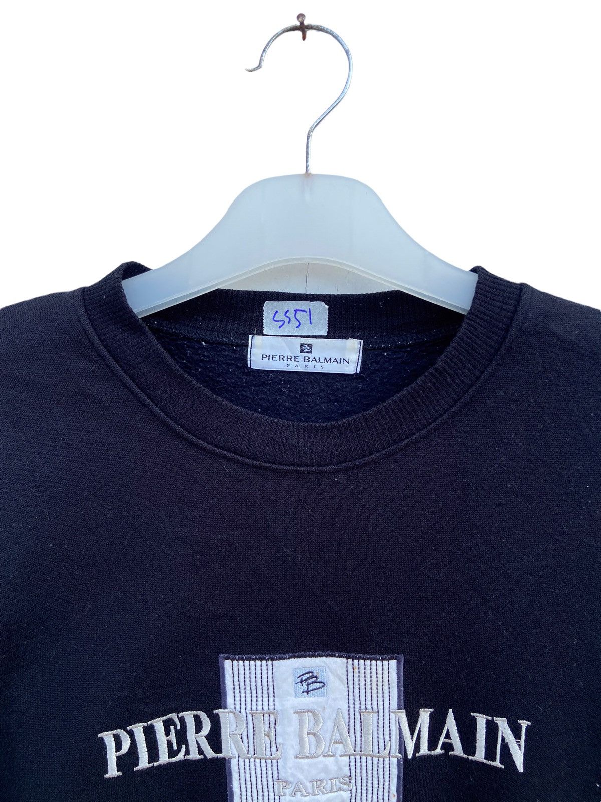 Pierre Balmain VINTAGE PIERRE BALMAIN SPELLOUT SWEATSHIRT Size US M / EU 48-50 / 2 - 3 Thumbnail