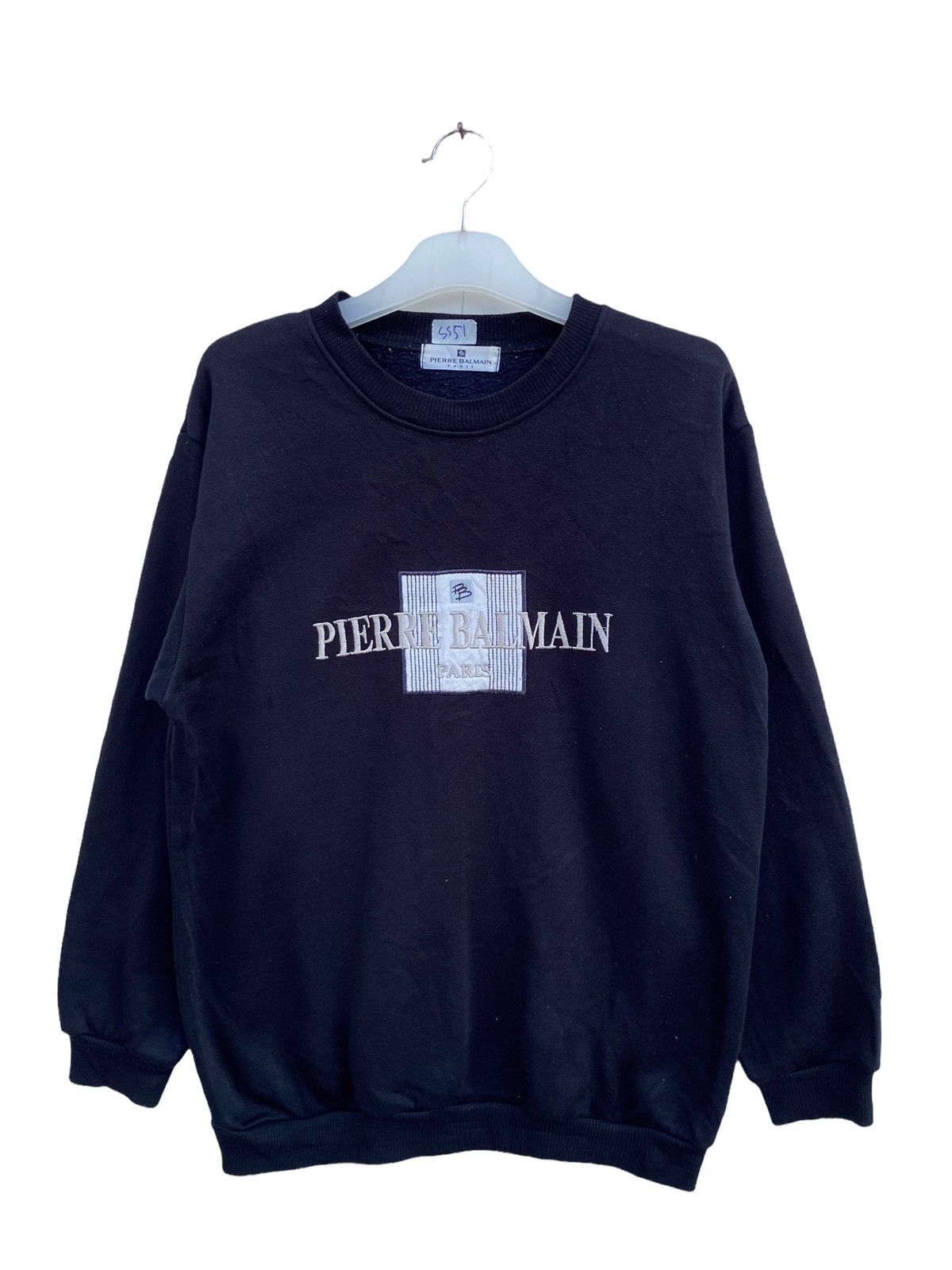 Pierre Balmain VINTAGE PIERRE BALMAIN SPELLOUT SWEATSHIRT Size US M / EU 48-50 / 2 - 1 Thumbnail