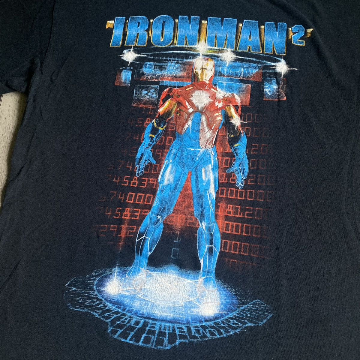 Marvel Comics Vintage 2000s Iron Man 2 Movie Marvel Comic Graphic Logo Tee Size US XL / EU 56 / 4 - 3 Thumbnail