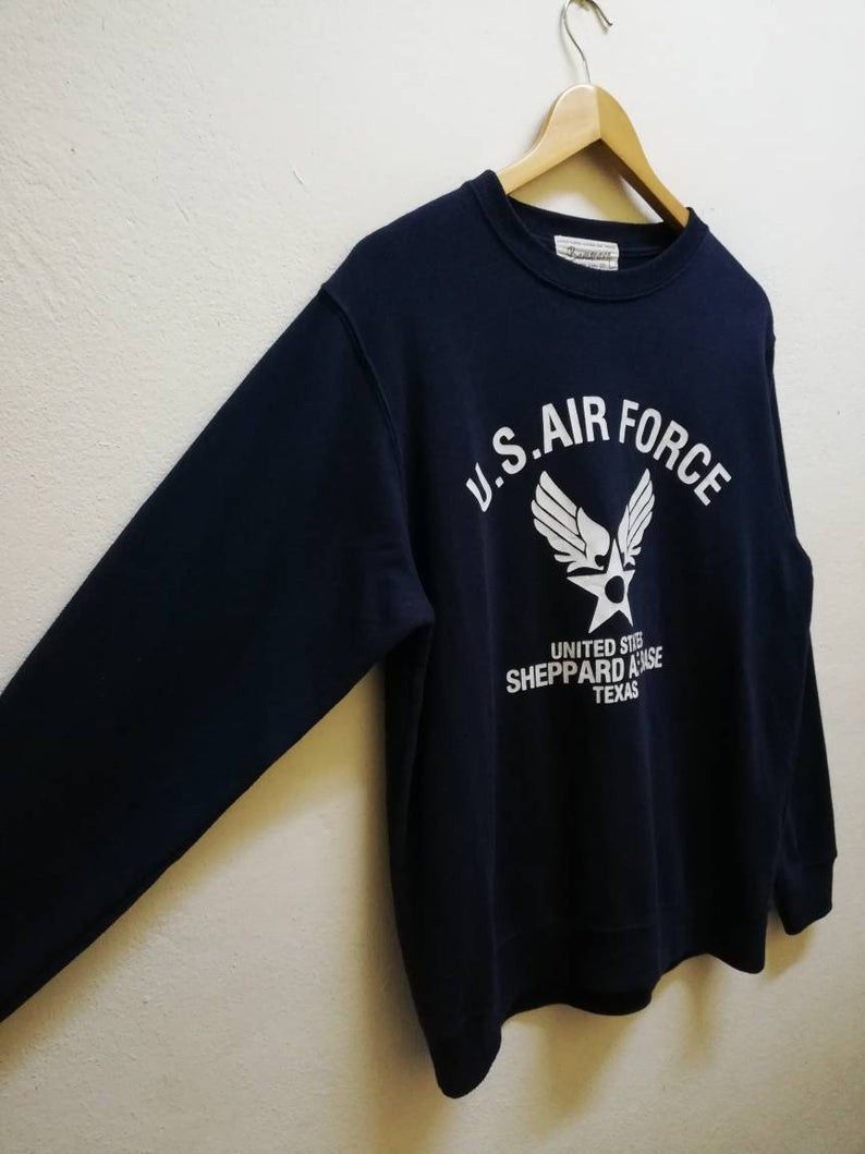 Japanese Brand Rare US AIR FORCE Sweatshirt Size US L / EU 52-54 / 3 - 2 Thumbnail