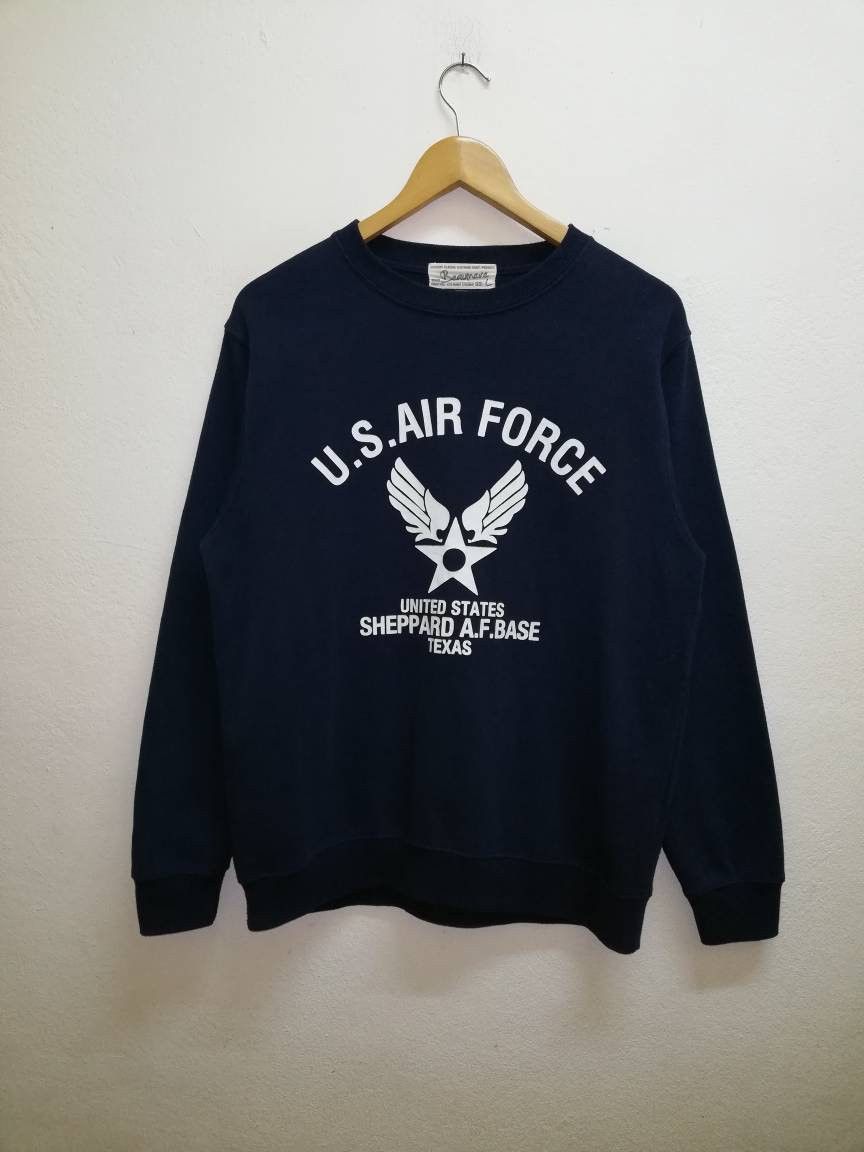 Japanese Brand Rare US AIR FORCE Sweatshirt Size US L / EU 52-54 / 3 - 1 Thumbnail