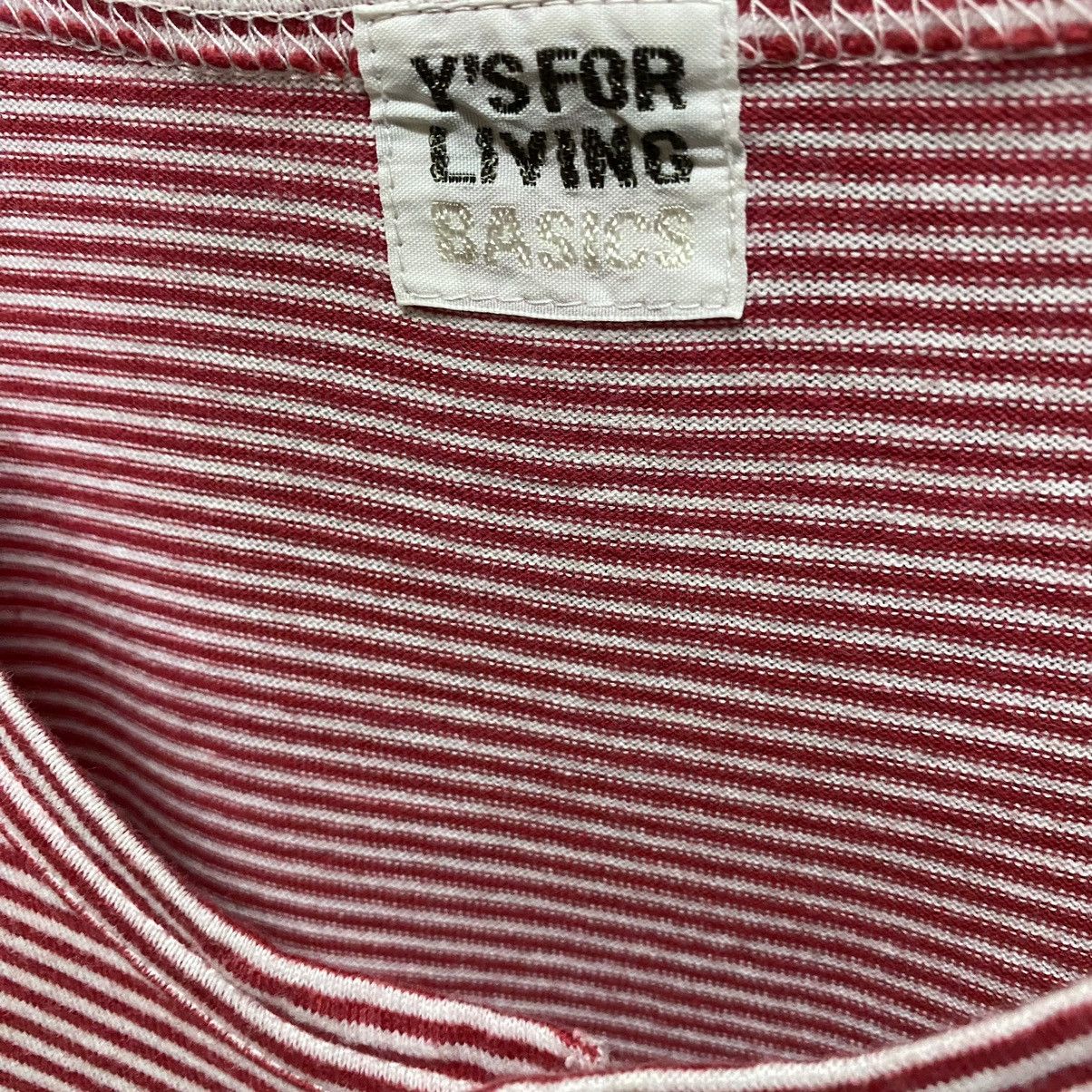 Japanese Brand × Y's × Yohji Yamamoto Y's For Living Basic by Yohji Yamamoto stripped button dress Size L / US 10 / IT 46 - 8 Thumbnail