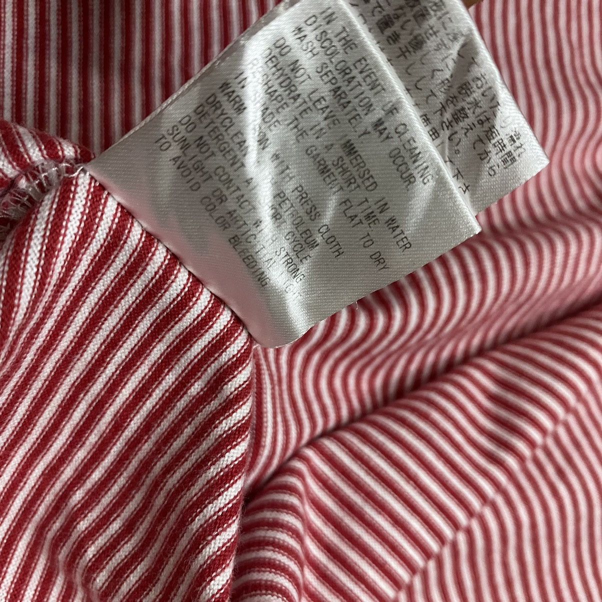 Japanese Brand × Y's × Yohji Yamamoto Y's For Living Basic by Yohji Yamamoto stripped button dress Size L / US 10 / IT 46 - 12 Thumbnail