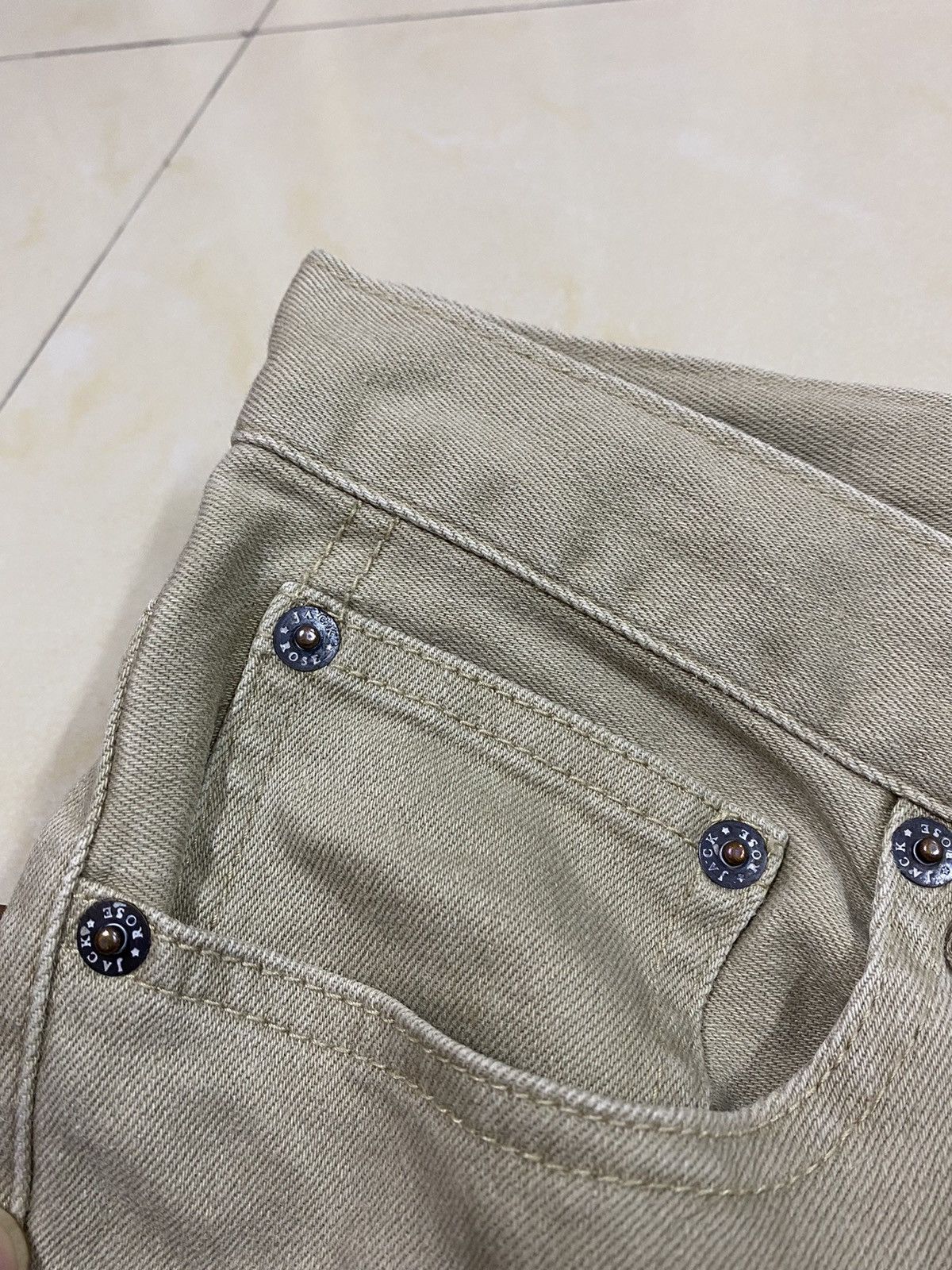 Japanese Brand Jack Rose Distressed Painter Denim