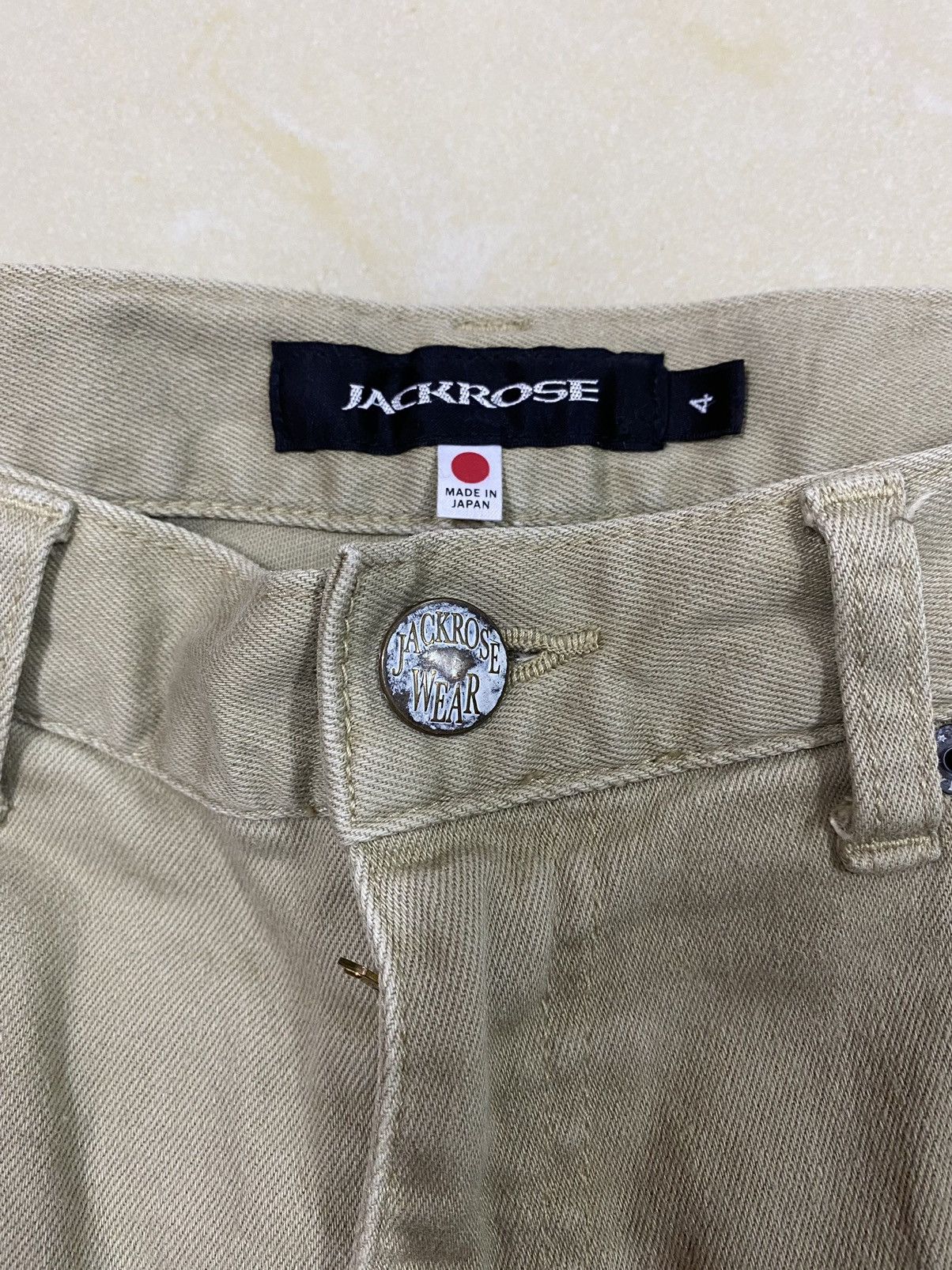 Japanese Brand Jack Rose Distressed Painter Denim