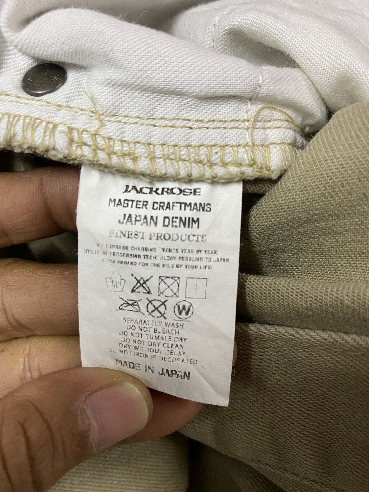 Japanese Brand Jack Rose Distressed Painter Denim