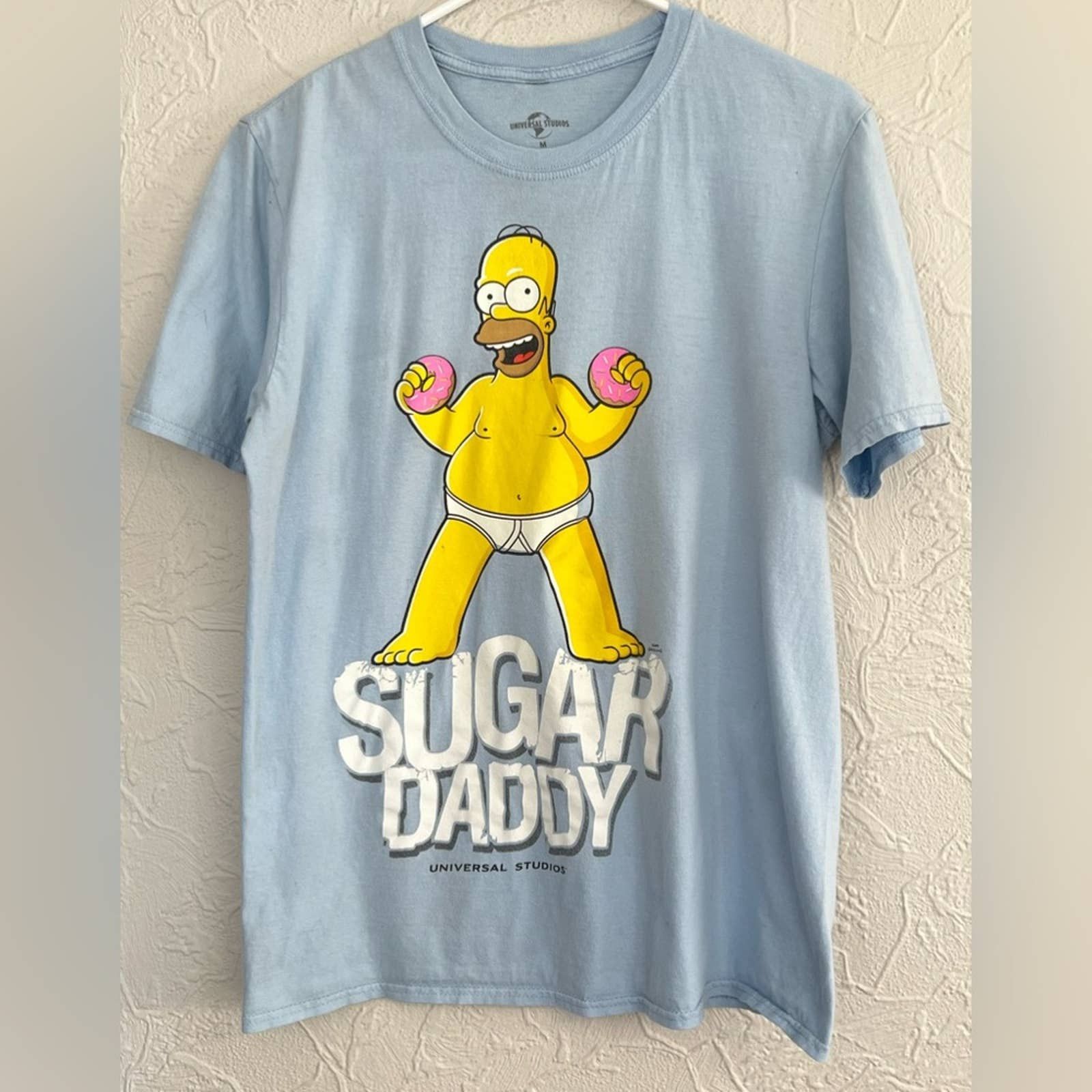 Universal Studios Universal The Simpsons T-Shirt Homer Sugar Daddy VINTAGE  Y2K | Grailed