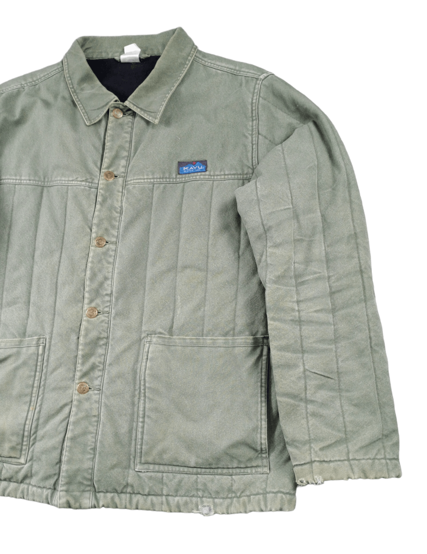 KAVU Vintage Kavu Fleece Distressed Double Pocket Size XL Size US L / EU 52-54 / 3 - 2 Thumbnail