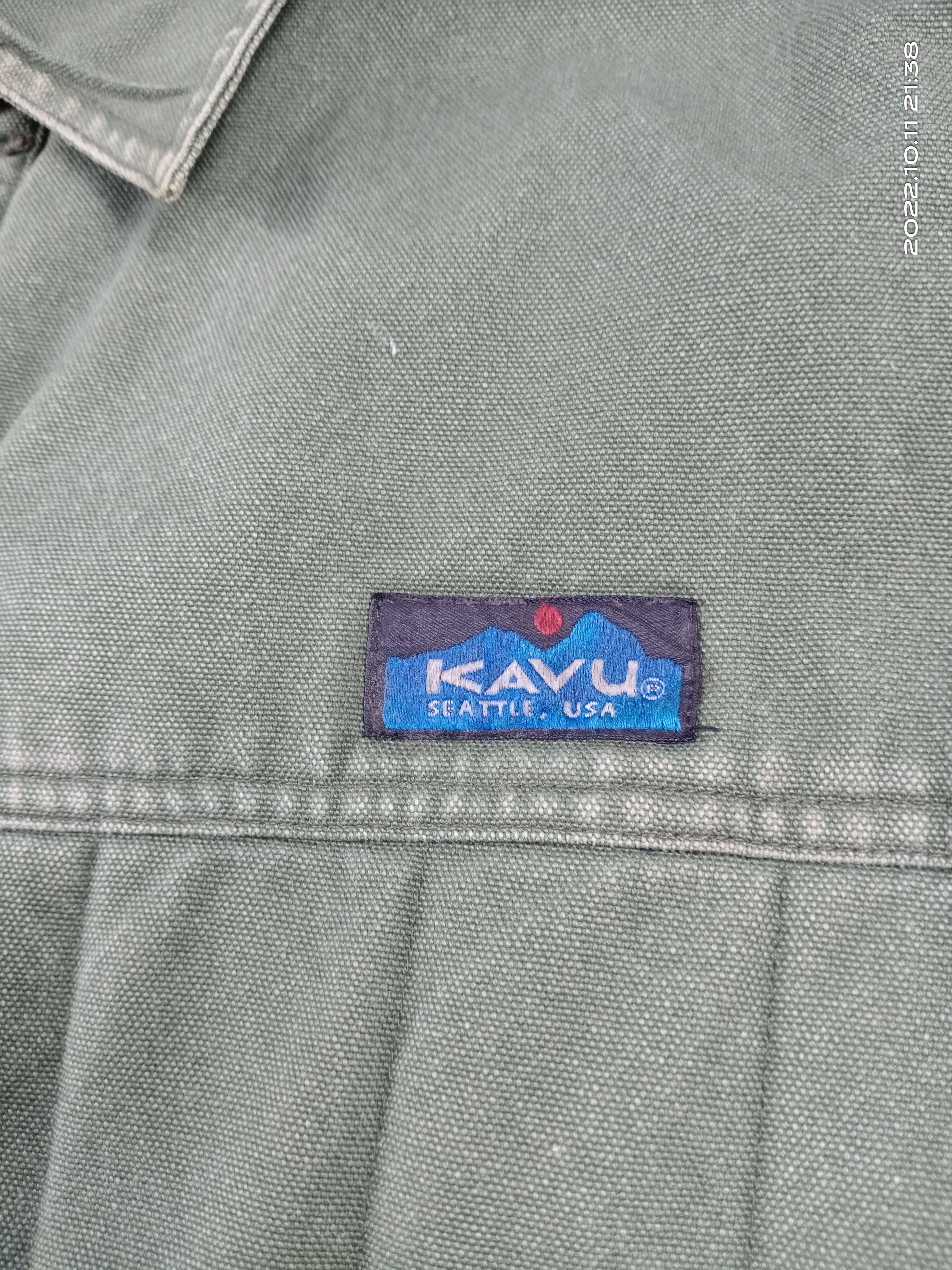 KAVU Vintage Kavu Fleece Distressed Double Pocket Size XL Size US L / EU 52-54 / 3 - 11 Thumbnail