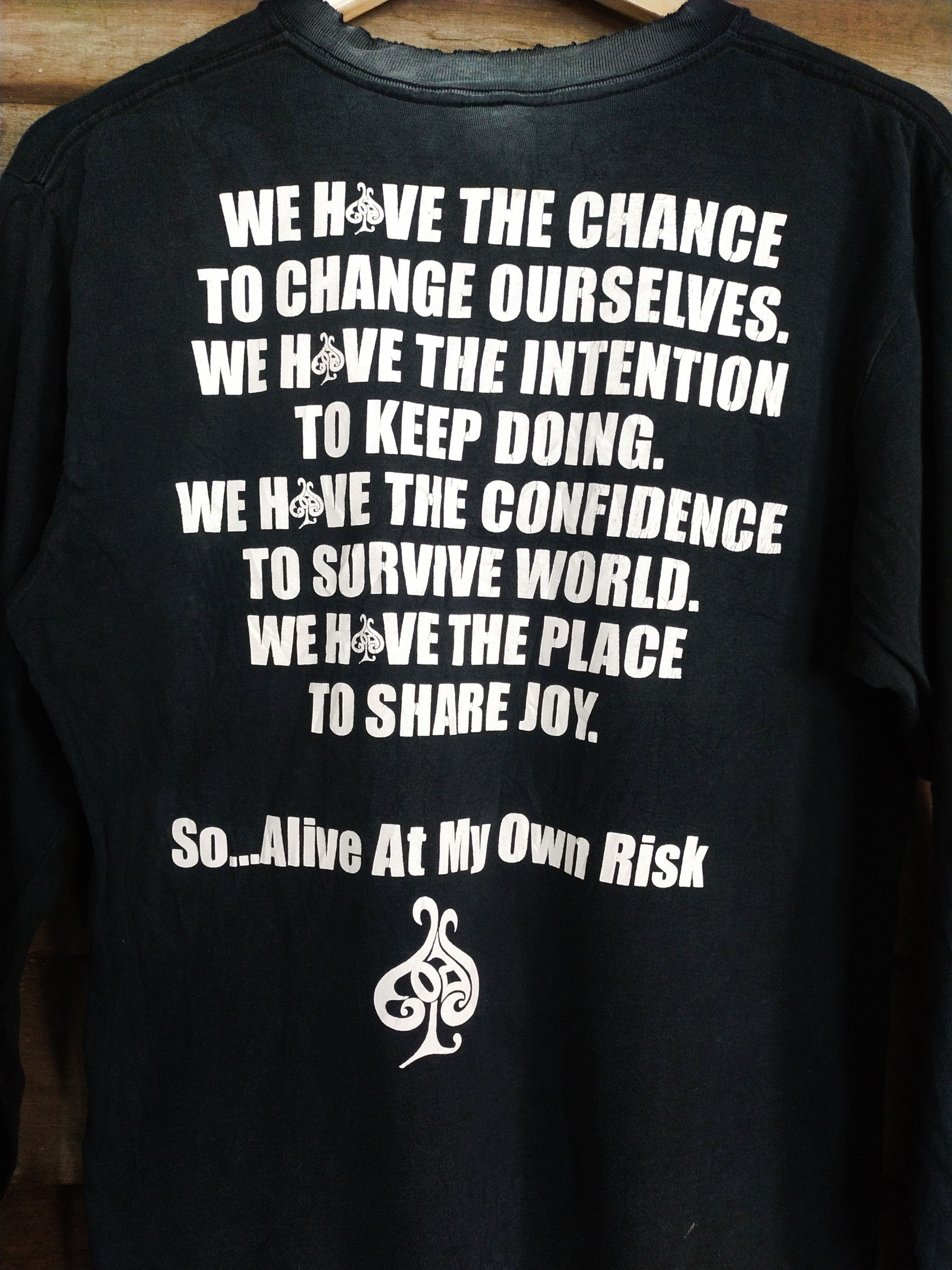 Japanese Brand Rockaholic black T-shirt #S205 Size US M / EU 48-50 / 2 - 12 Thumbnail