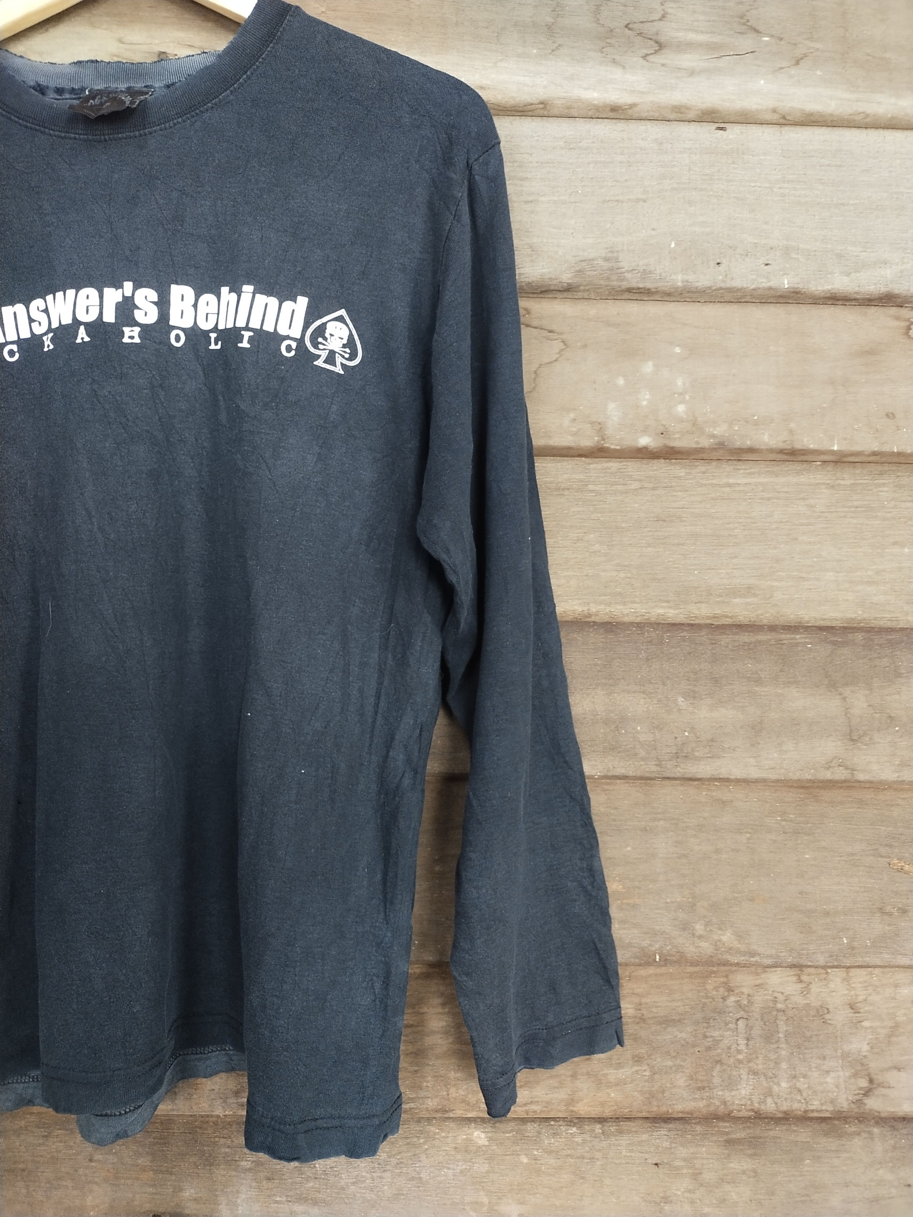Japanese Brand Rockaholic black T-shirt #S205 Size US M / EU 48-50 / 2 - 4 Thumbnail