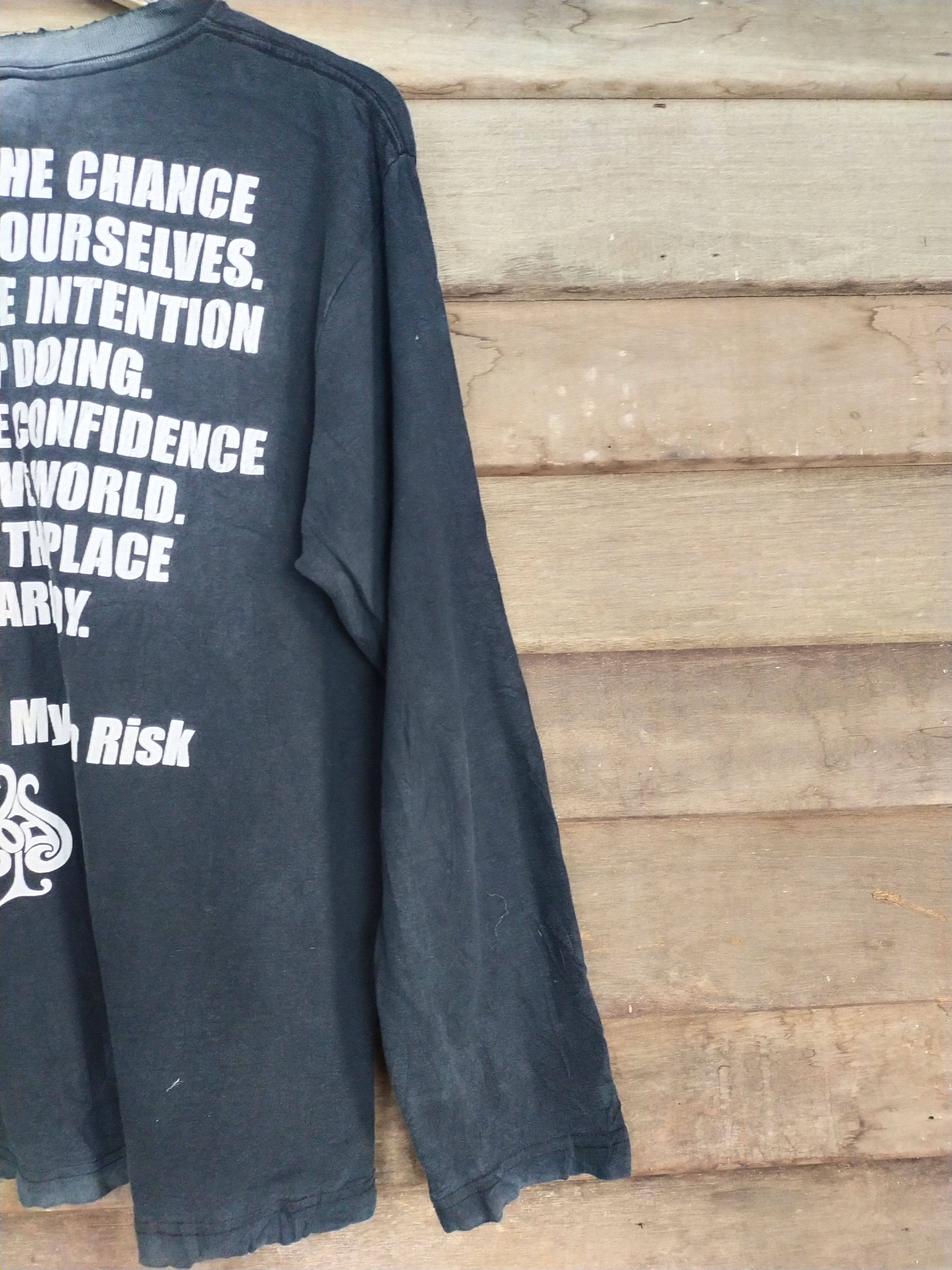 Japanese Brand Rockaholic black T-shirt #S205 Size US M / EU 48-50 / 2 - 13 Thumbnail