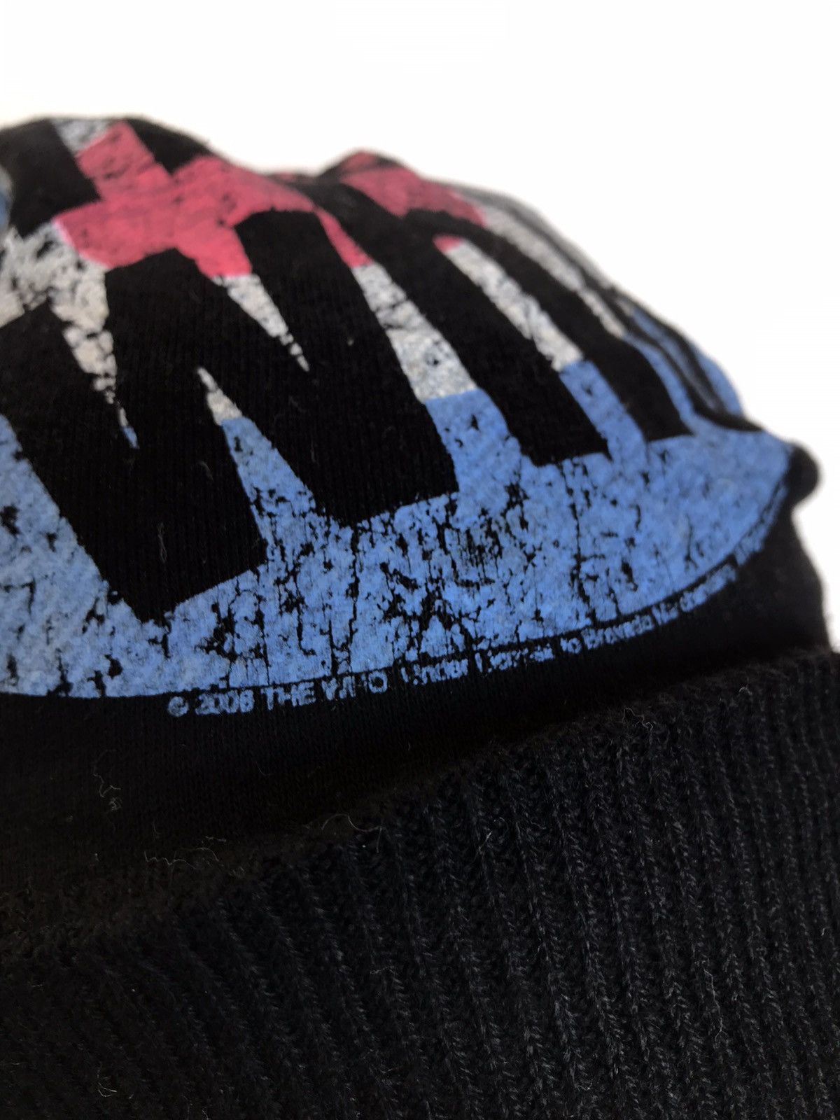 Band Tees Vintage Y2K The Who Beanie Large Size Size ONE SIZE - 2 Thumbnail