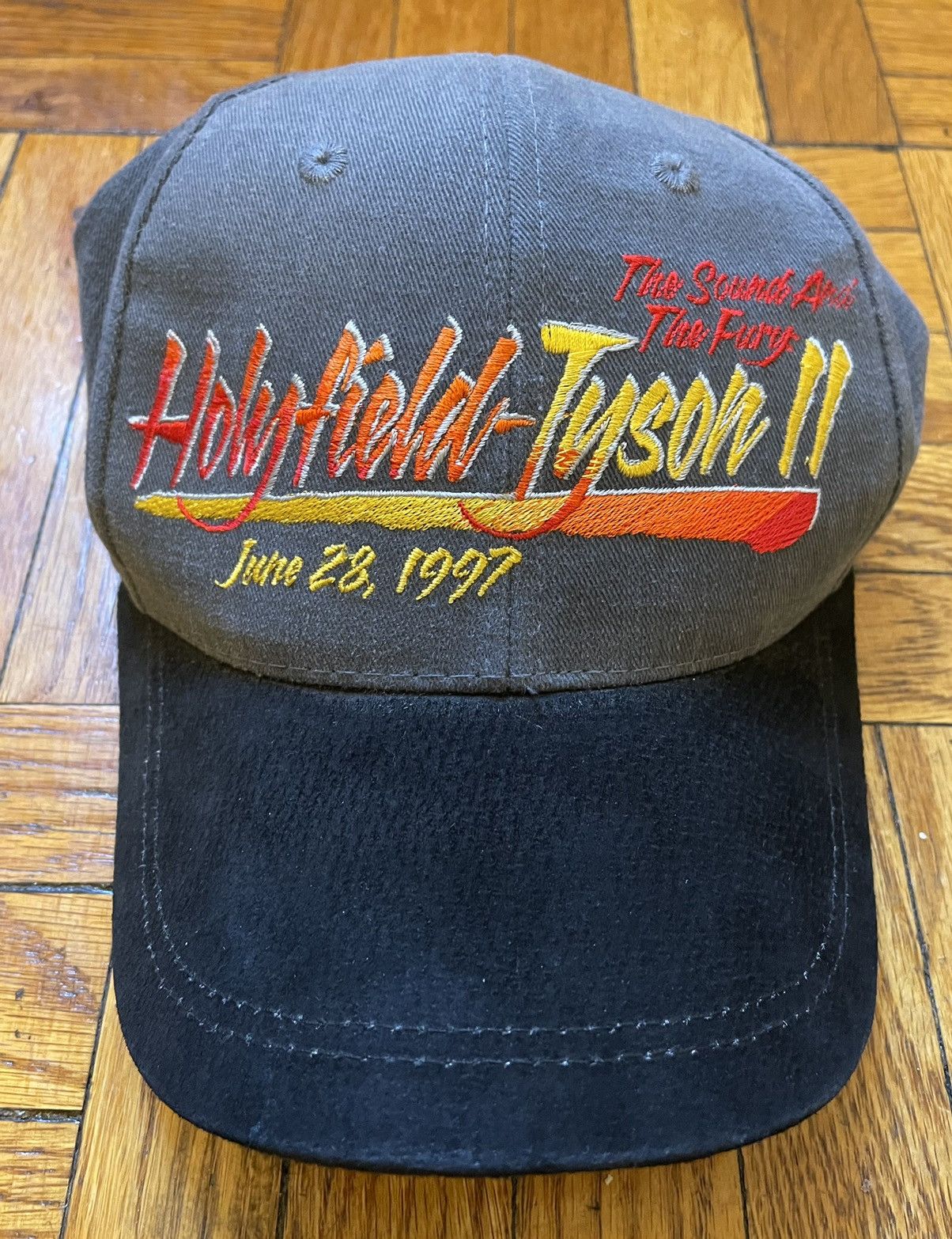 1997 Holyfield shops Tyson Hat MGM