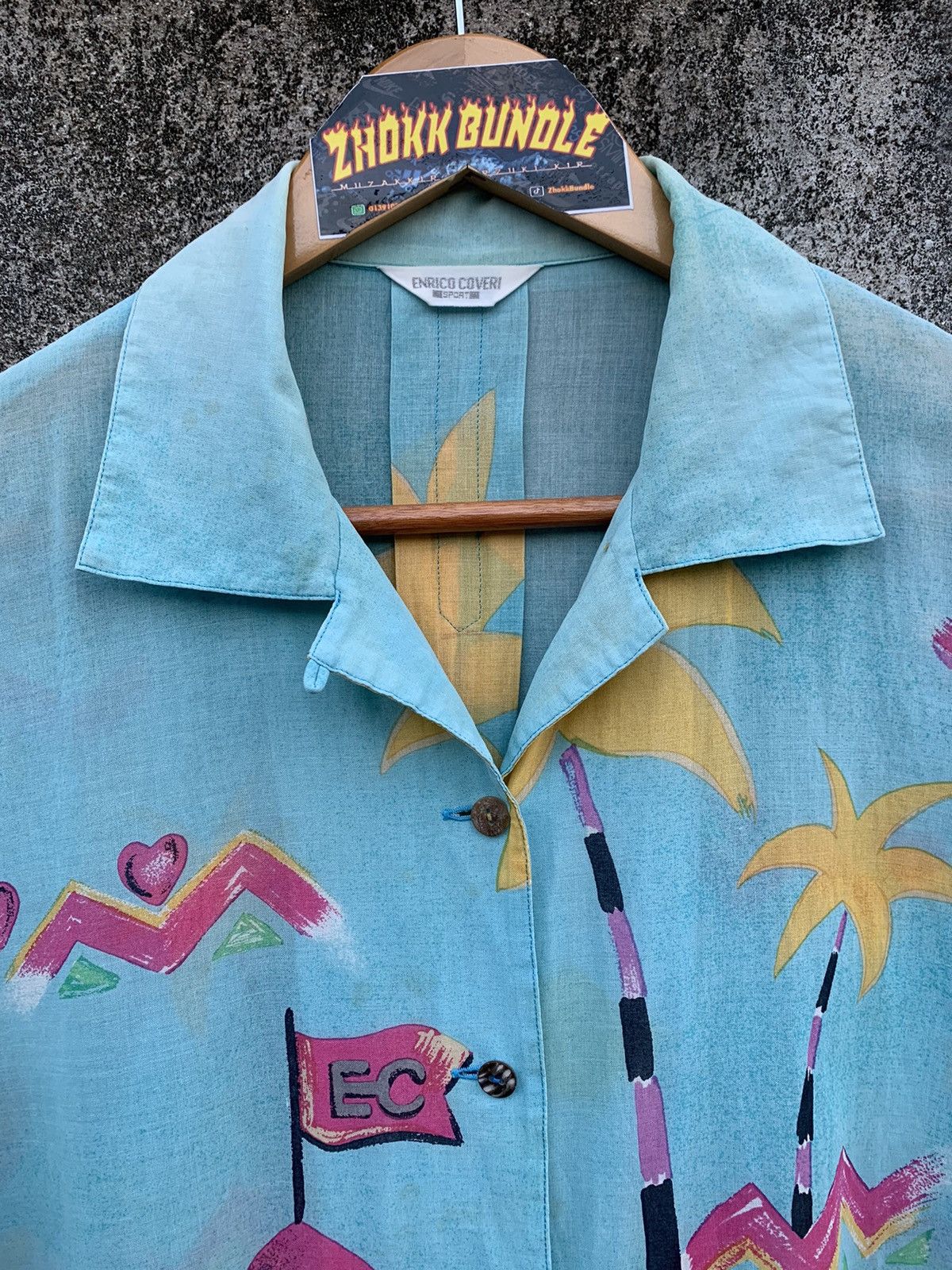Enrico Coveri × Vintage Vintage Enrico Coveri women button shirt Size M / US 6-8 / IT 42-44 - 3 Thumbnail