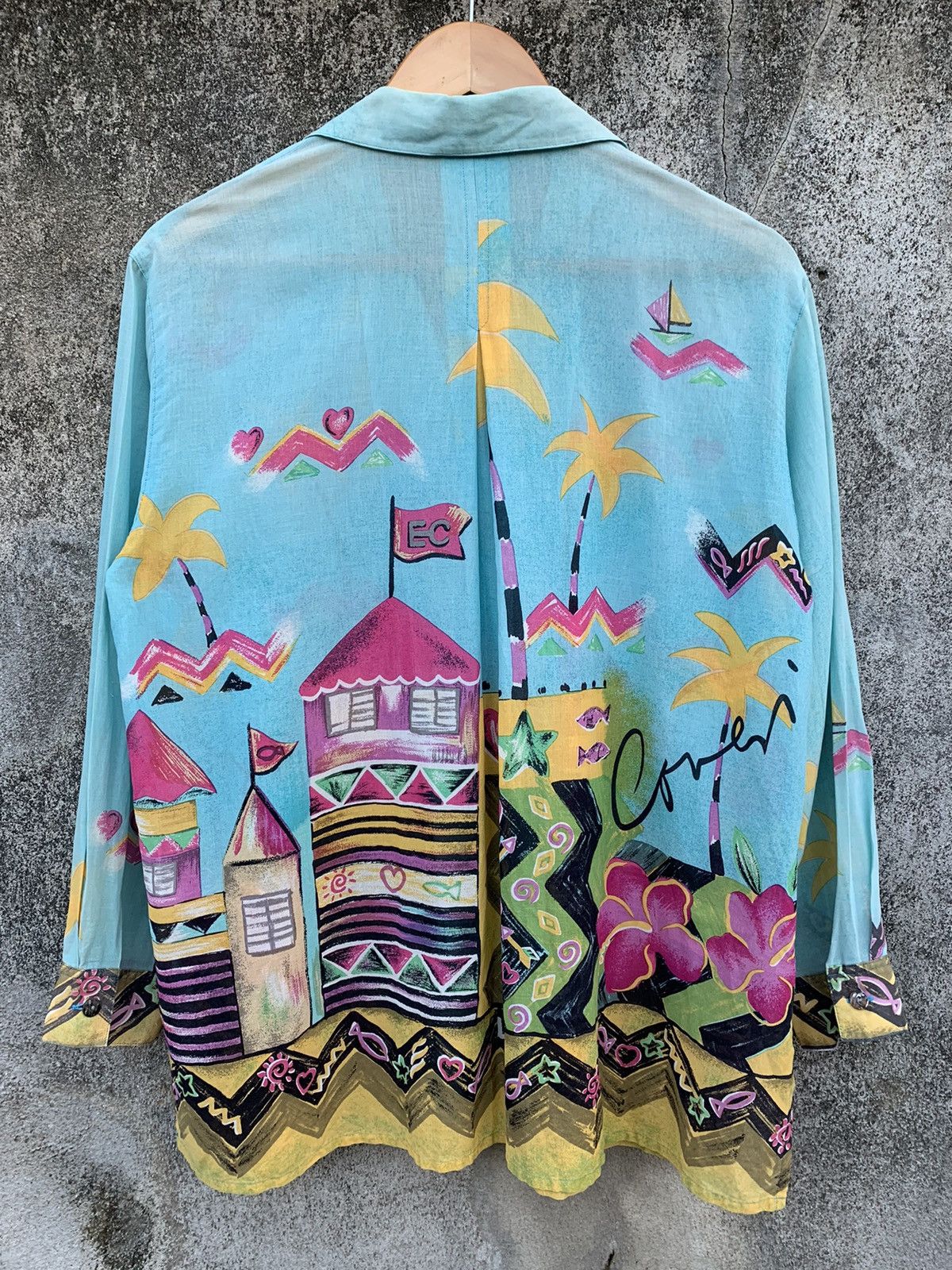 Enrico Coveri × Vintage Vintage Enrico Coveri women button shirt Size M / US 6-8 / IT 42-44 - 4 Thumbnail