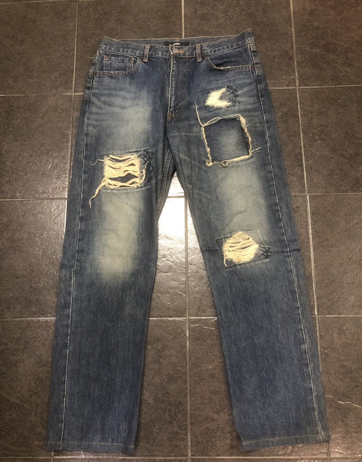 Beams Plus × Distressed Denim × Japanese Brand STEAL Beams Japanese Brand  Distressed Denim | Grailed