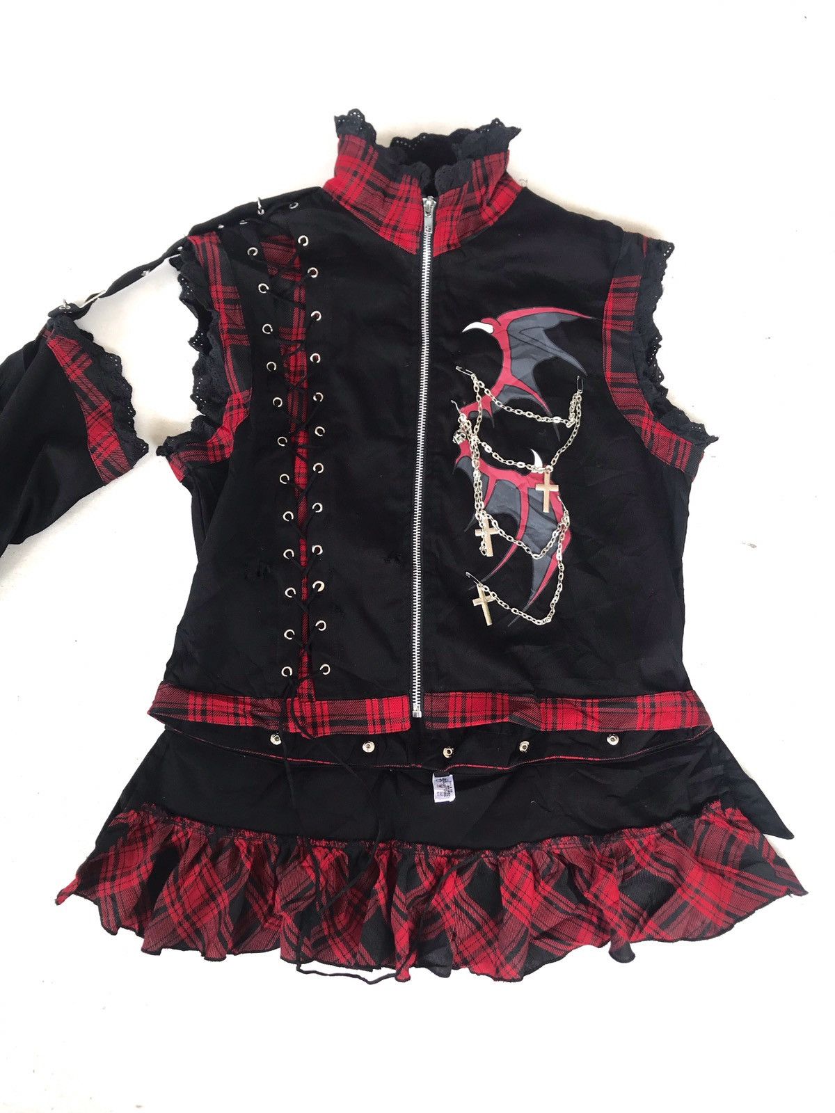 Seditionaries Punk/ Metal Detachable Right Hand and sleevless on left. Size XL / US 12-14 / IT 48-50 - 2 Thumbnail