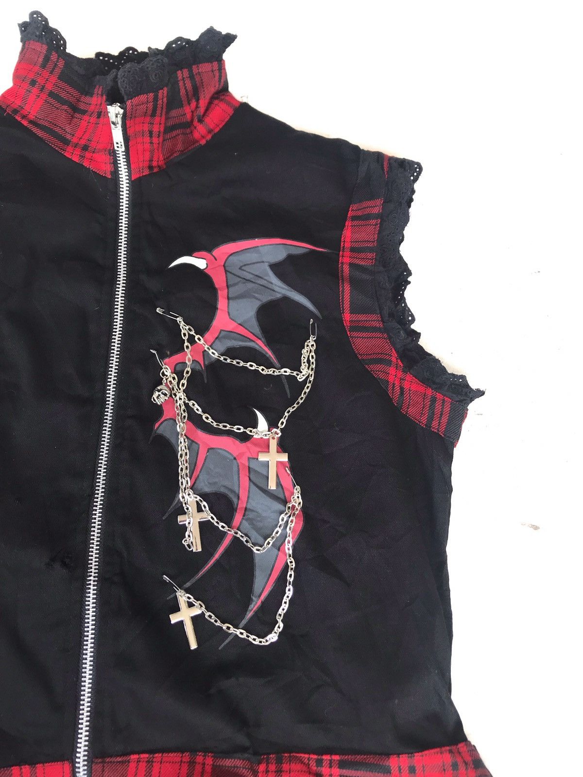 Seditionaries Punk/ Metal Detachable Right Hand and sleevless on left. Size XL / US 12-14 / IT 48-50 - 7 Thumbnail