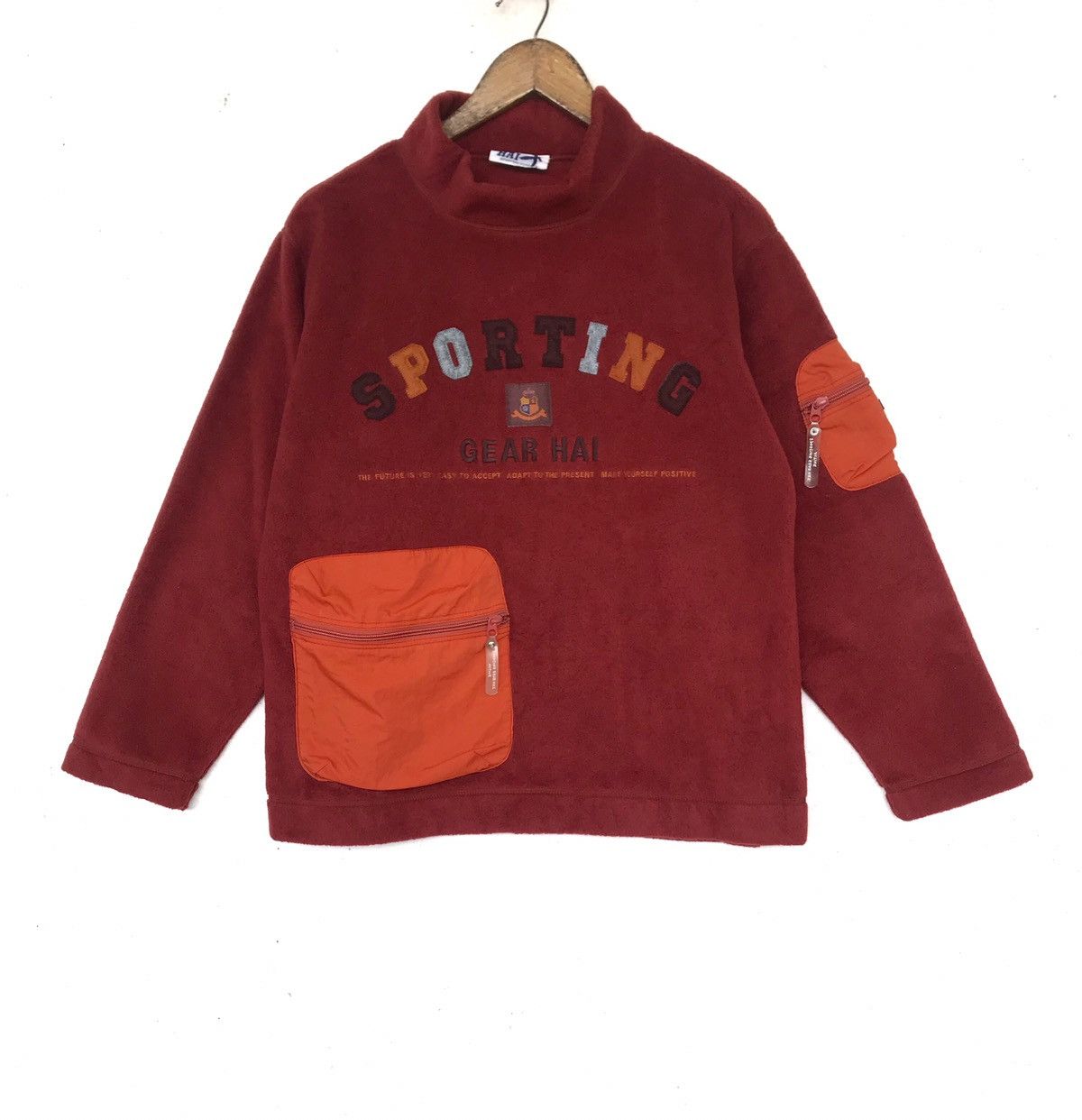 Hai Sporting Gear Vintage Hai Sporting Gear pullover Fleece with pokets! Size US M / EU 48-50 / 2 - 1 Thumbnail