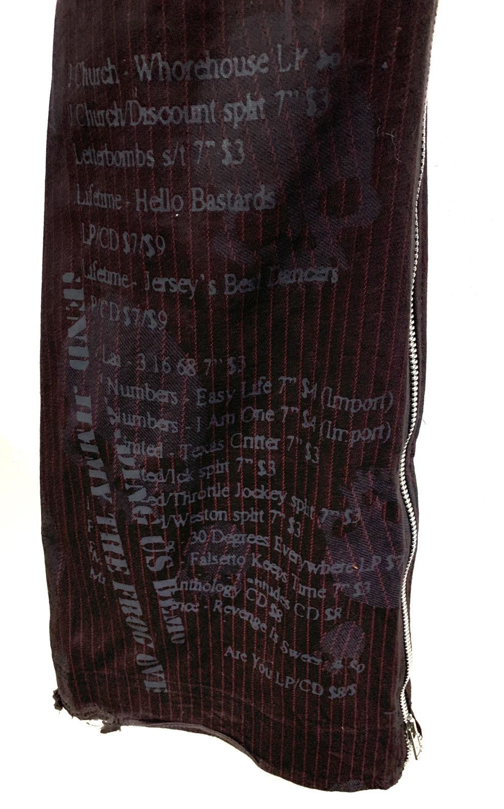 Seditionaries Flare Pants with Zipper on Legs For Women. Size 28" / US 6 / IT 42 - 10 Thumbnail
