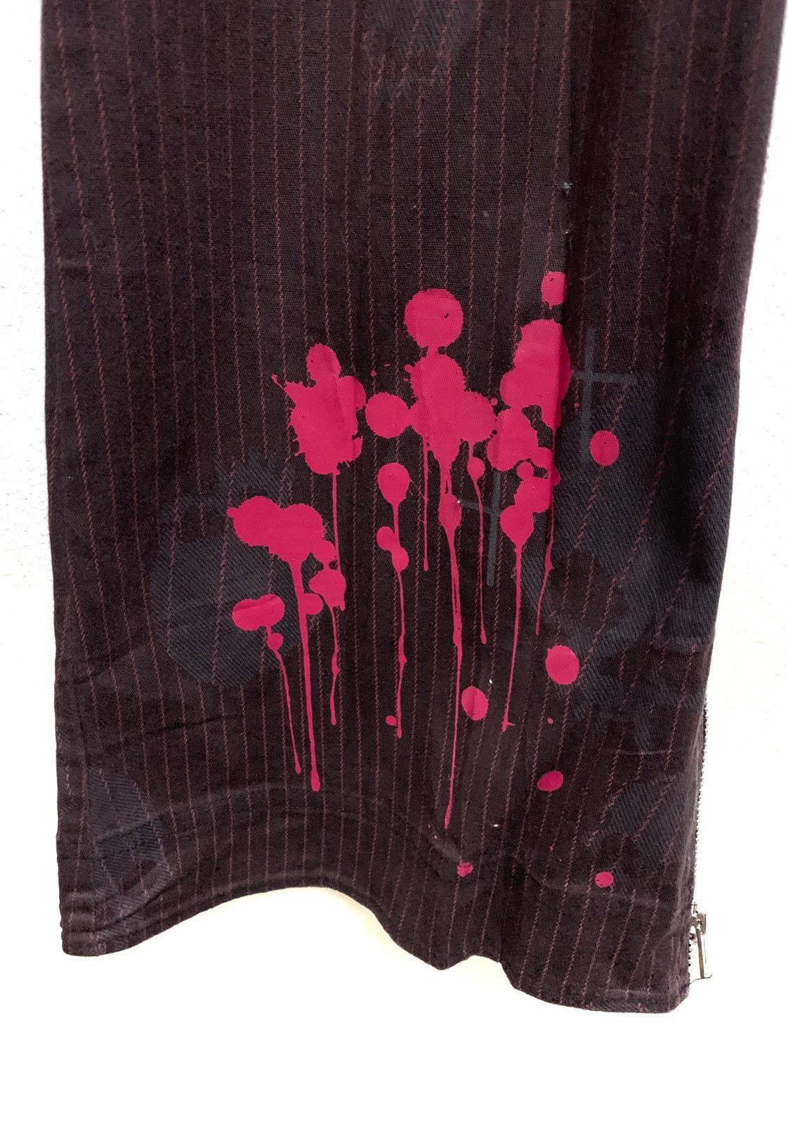 Seditionaries Flare Pants with Zipper on Legs For Women. Size 28" / US 6 / IT 42 - 3 Thumbnail