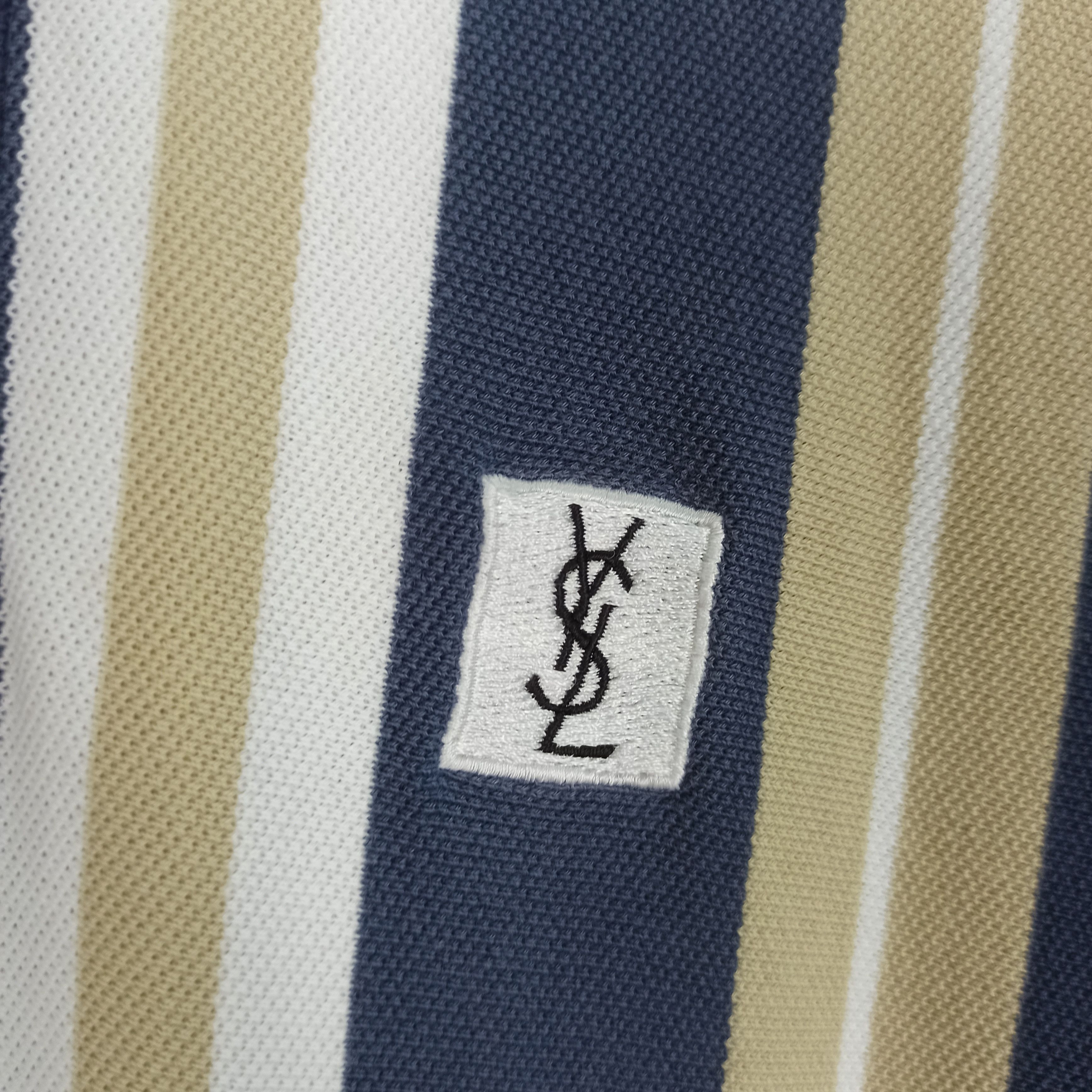 Vintage Vintage Yves Saint Laurent Long Sleeve Polo Size US M / EU 48-50 / 2 - 3 Thumbnail