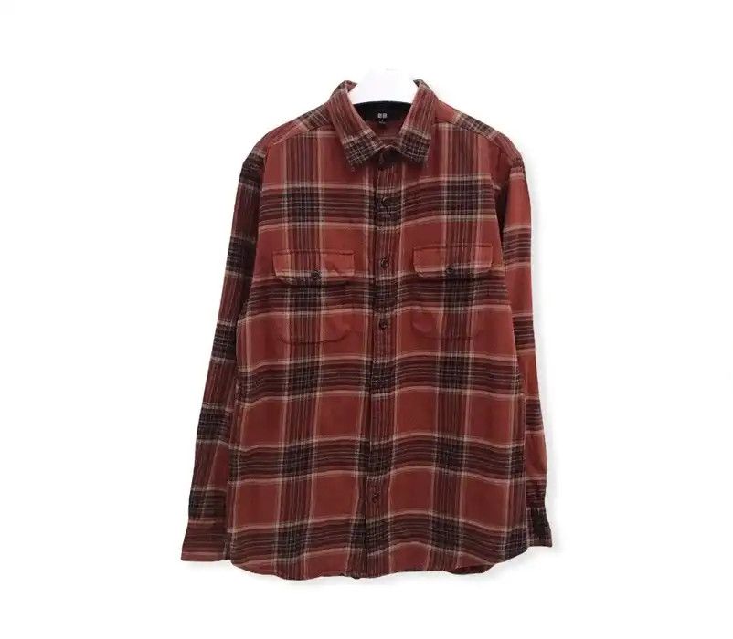 image of Uniqlo Flannel Shirt, Men's (Size Large)