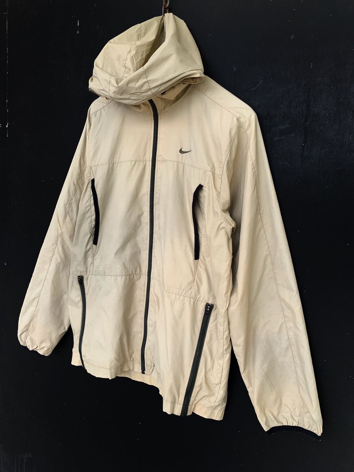 Nike Vintage Nike Zipper Hoodie Windbreaker. Size US L / EU 52-54 / 3 - 7 Thumbnail