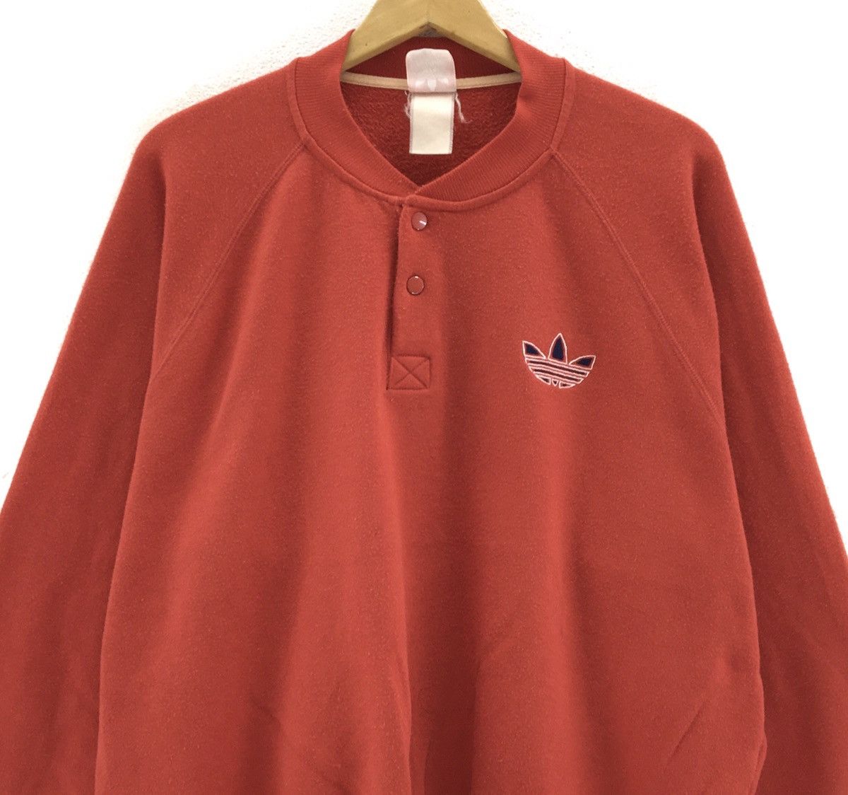 Adidas Vintage 90s Adidas Half Button Sweatshirt Size US XL / EU 56 / 4 - 5 Thumbnail