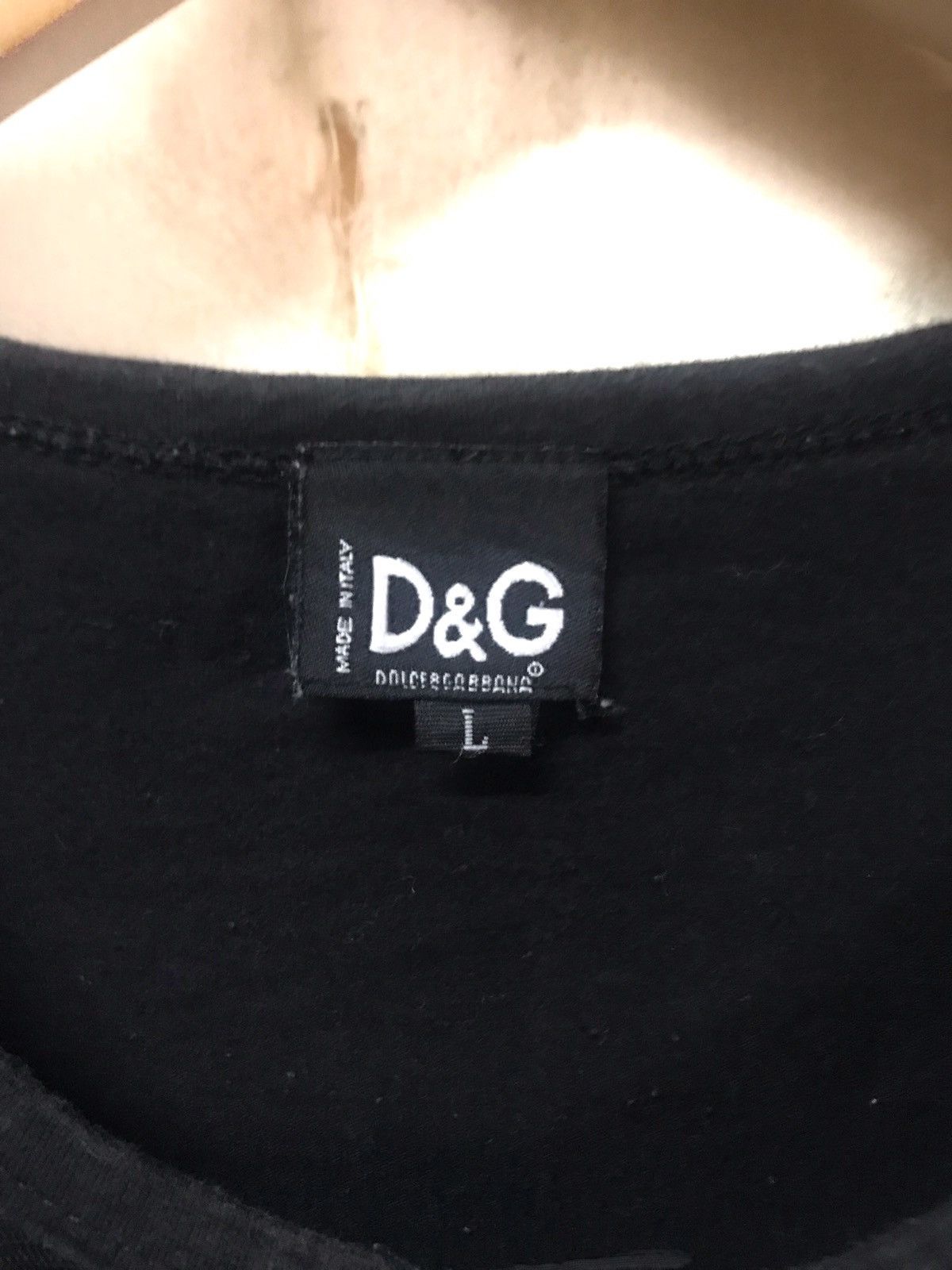 Dolce & Gabbana Longsleeve neck buttons tee. Size US L / EU 52-54 / 3 - 8 Thumbnail