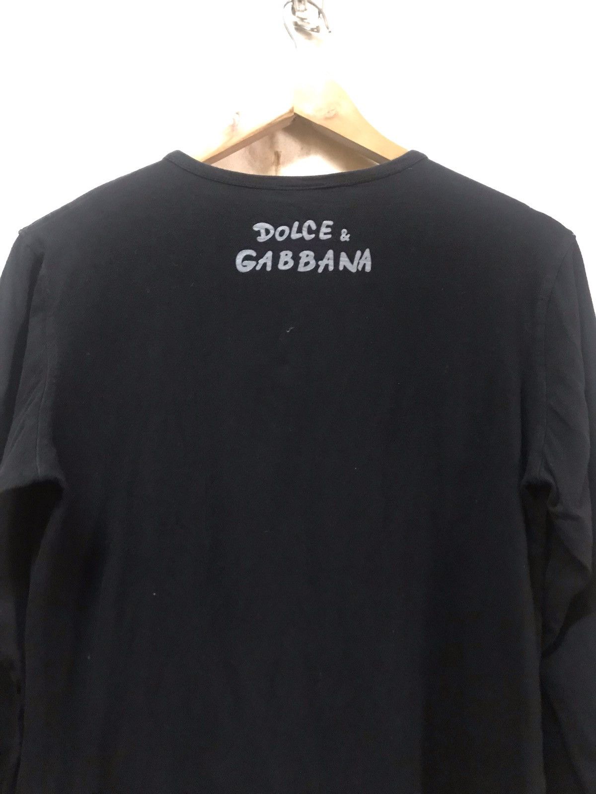 Dolce & Gabbana Longsleeve neck buttons tee. Size US L / EU 52-54 / 3 - 7 Thumbnail