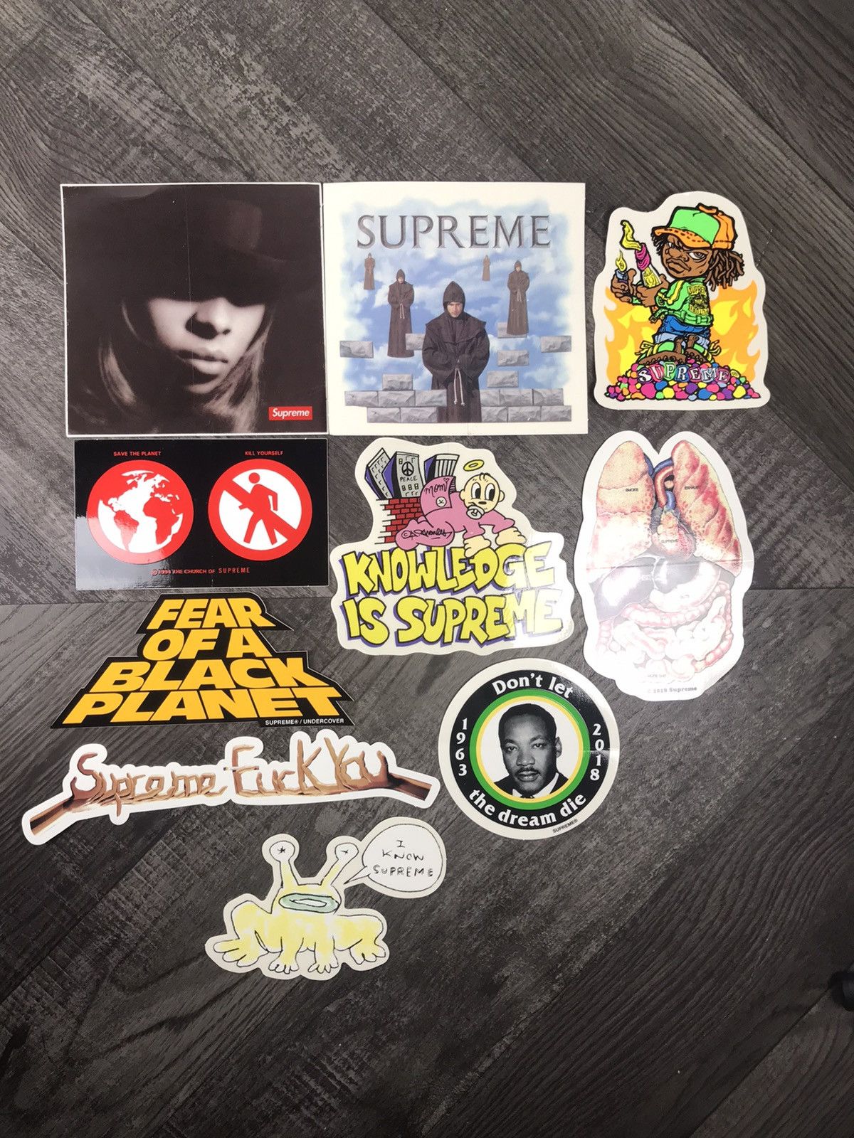 Supreme 10x Supreme Stickers Lot Size ONE SIZE - 1 Thumbnail