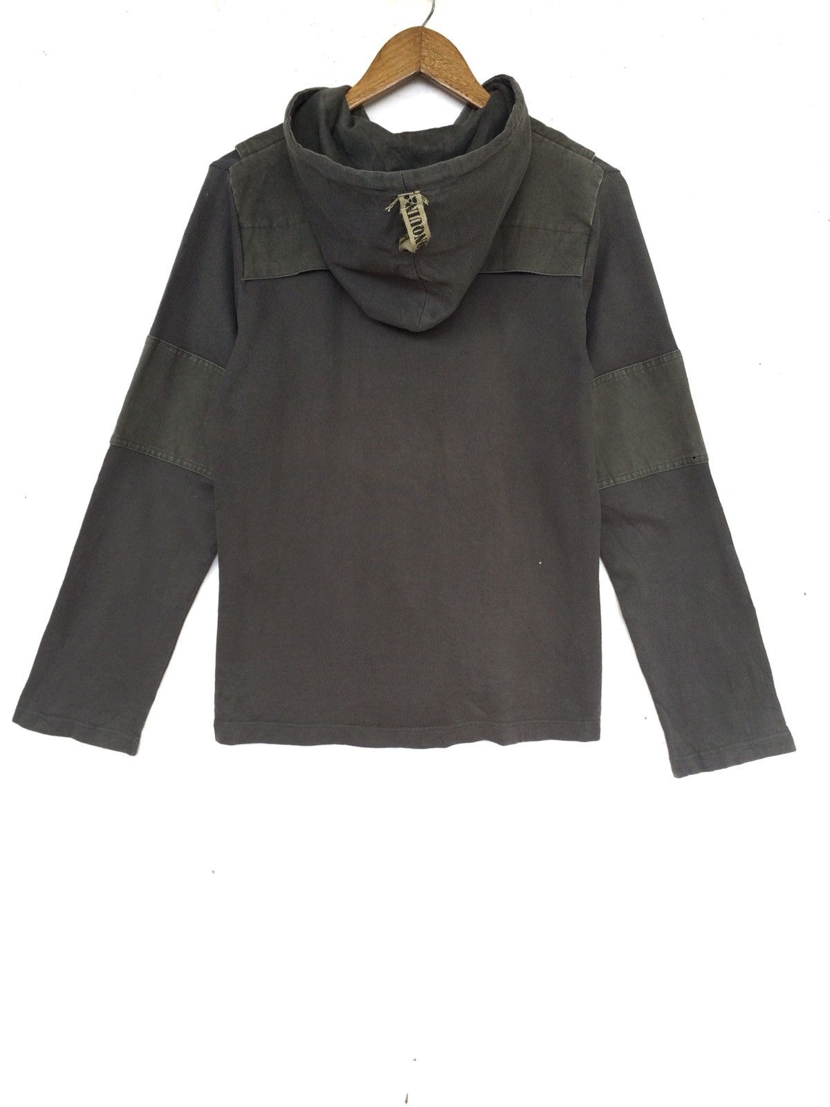 Japanese Brand BUTTON UPS LONGSLEEVE SHIRT DOUBLE POCKETS WITH HOODIE Size US M / EU 48-50 / 2 - 8 Thumbnail