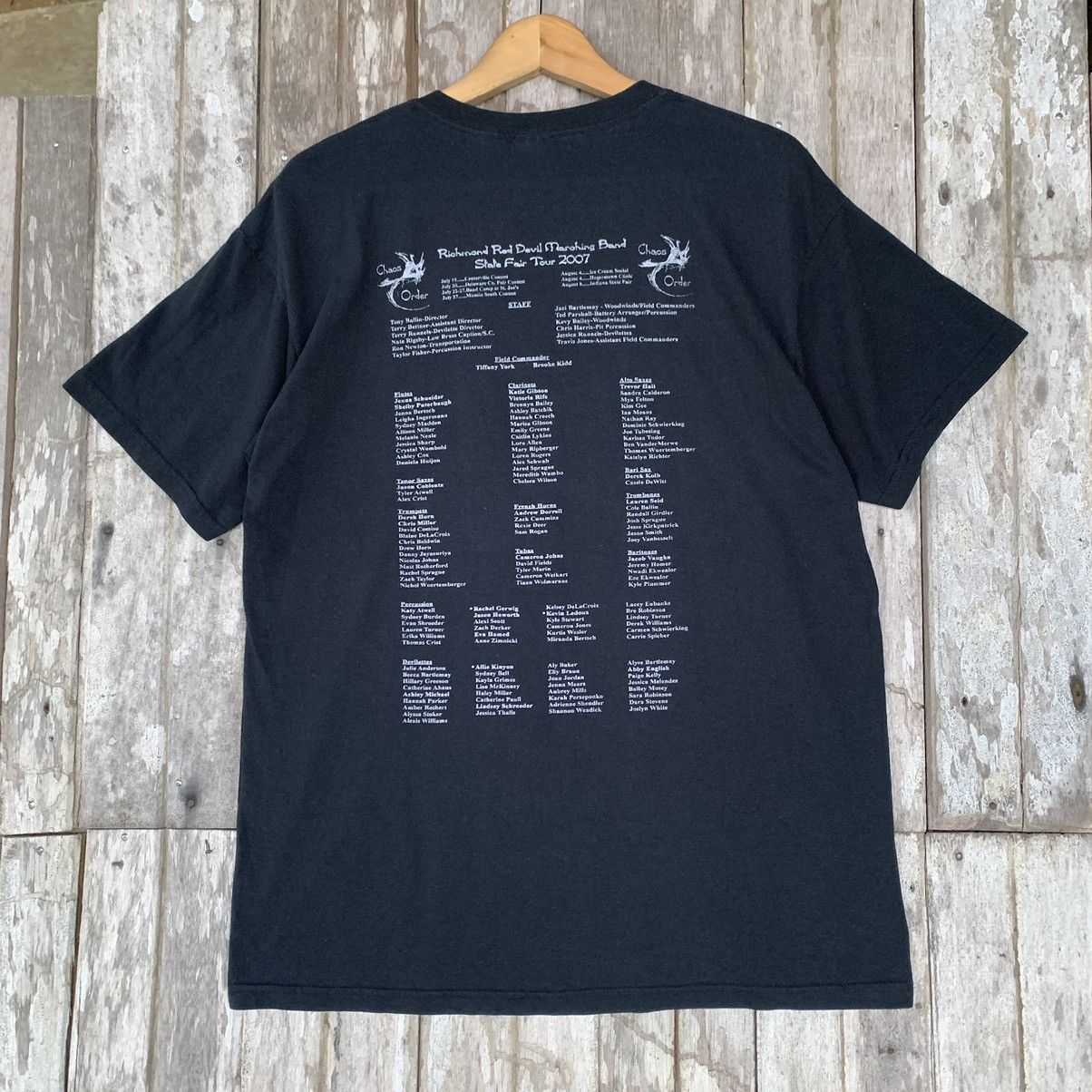 Band Tees Thrashed Faded Redmond Devil Marching Band T-shirt Size US L / EU 52-54 / 3 - 3 Thumbnail
