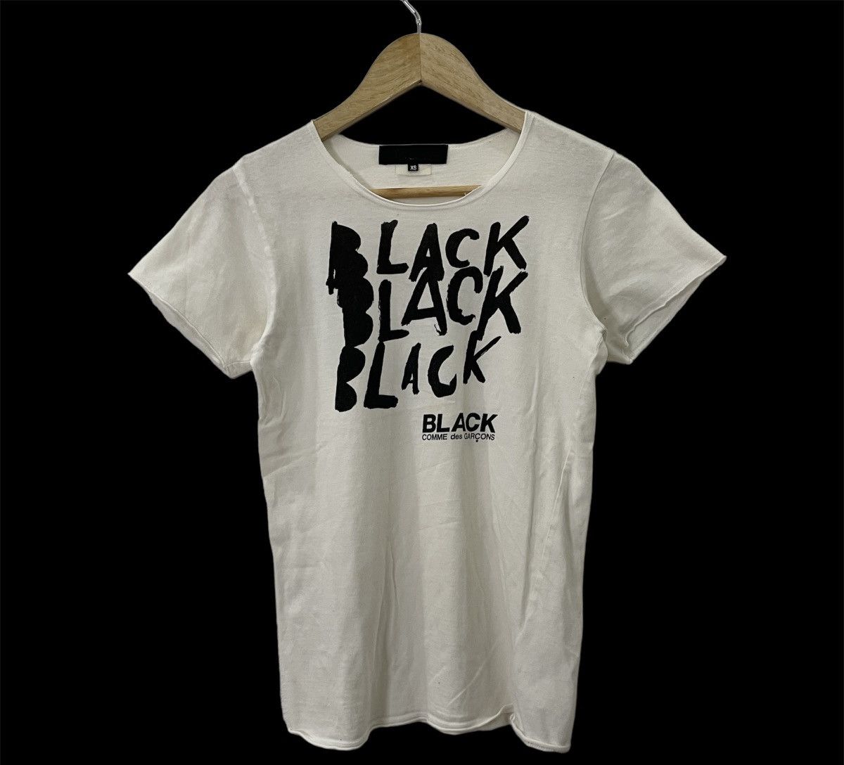 CDG by Comme des Garcons Vintage Black Comme Des Garcons Tee Size XS / US 0-2 / IT 36-38 - 1 Thumbnail