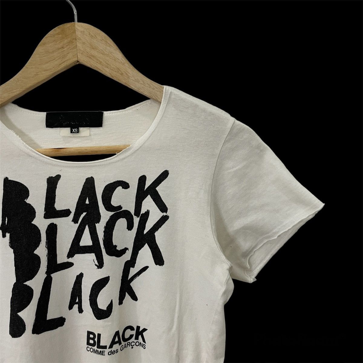CDG by Comme des Garcons Vintage Black Comme Des Garcons Tee Size XS / US 0-2 / IT 36-38 - 2 Thumbnail