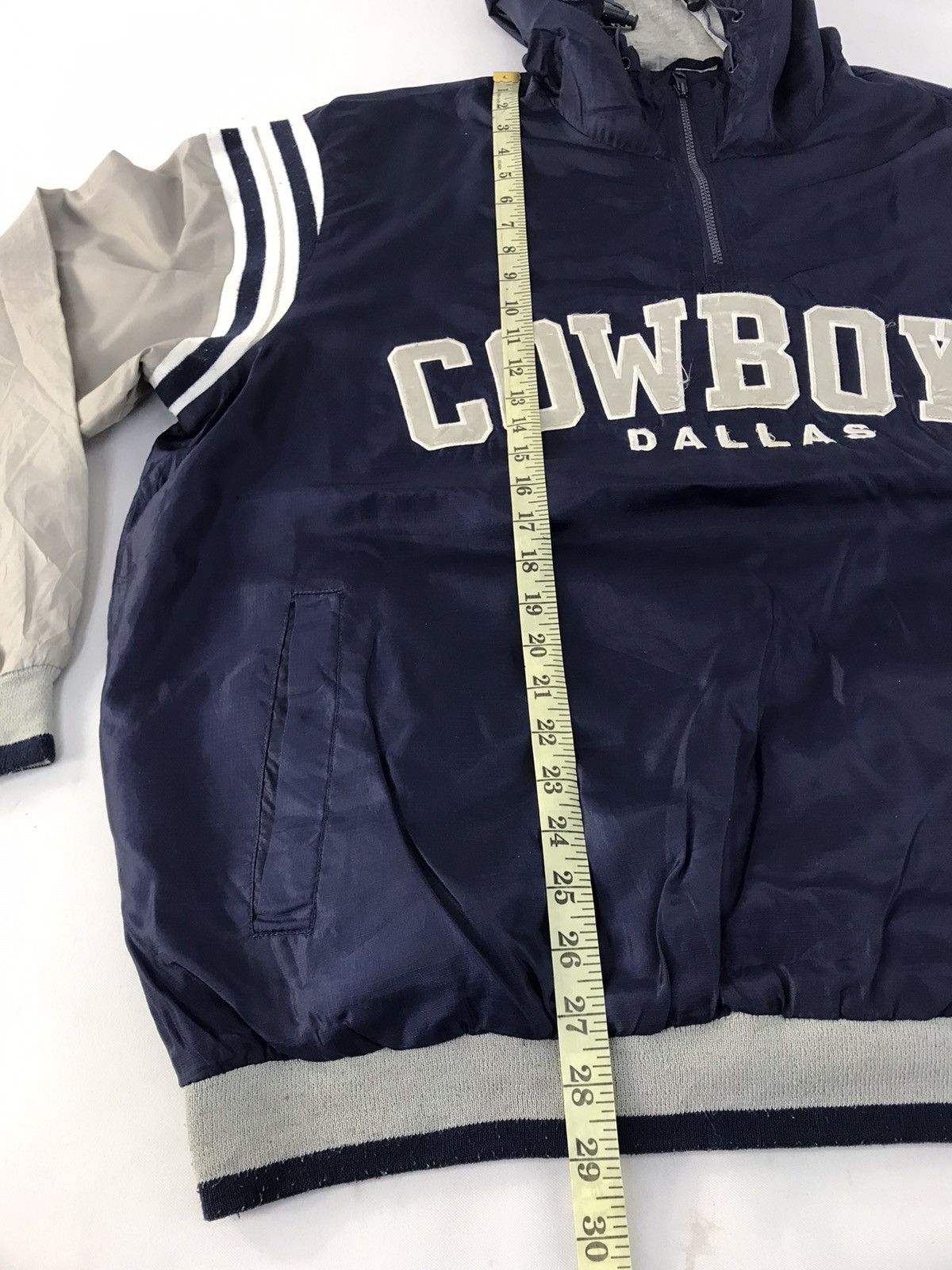 NFL NFL Cowboys Dallas Half Zip Hooded Jacket Embroidery Logo Size US XL / EU 56 / 4 - 10 Thumbnail